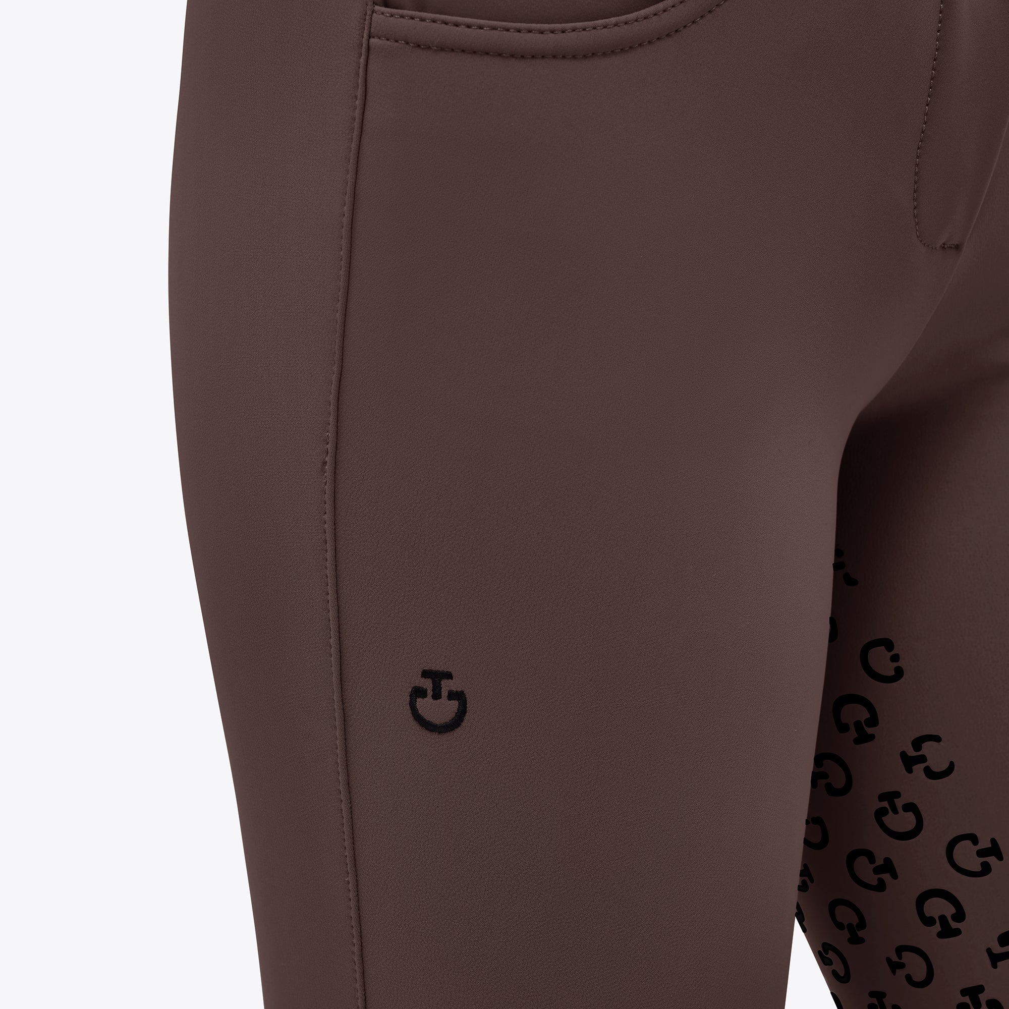 Cavalleria Toscana High Waist Full Grip Breech - Dark Chocolate