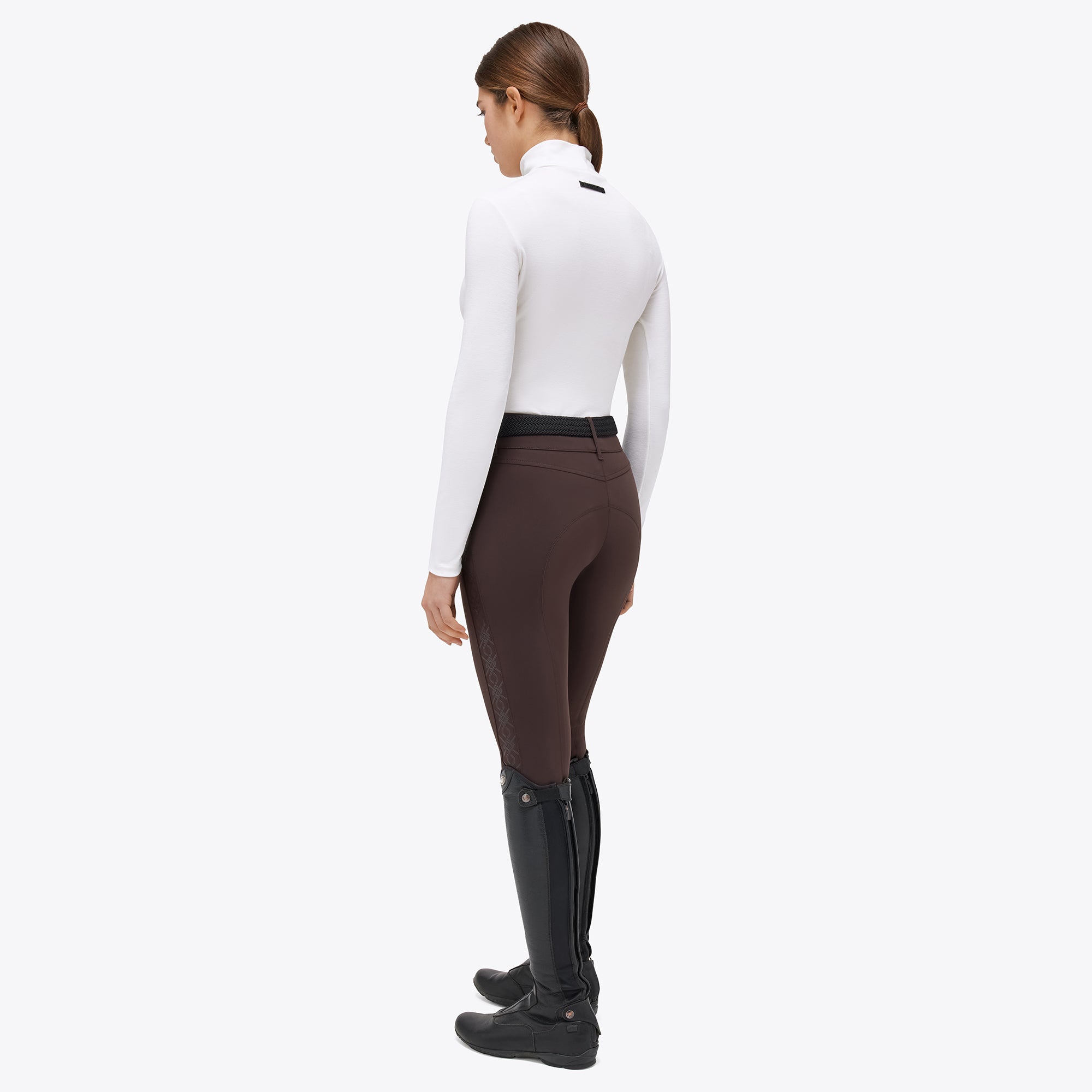 Cavalleria Toscana Turtle neck Polo - Off White POD364