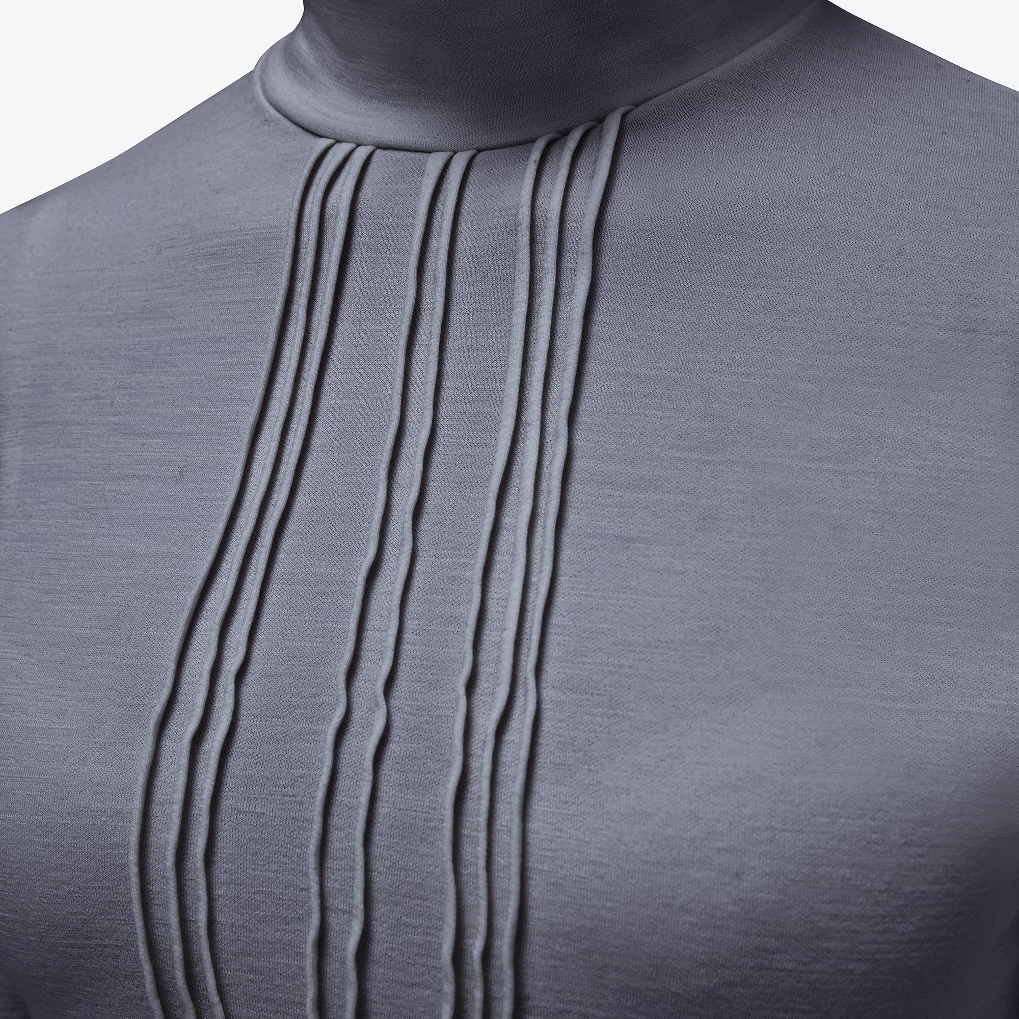 Cavalleria Toscana Turtle neck Polo - Iron Grey POD364
