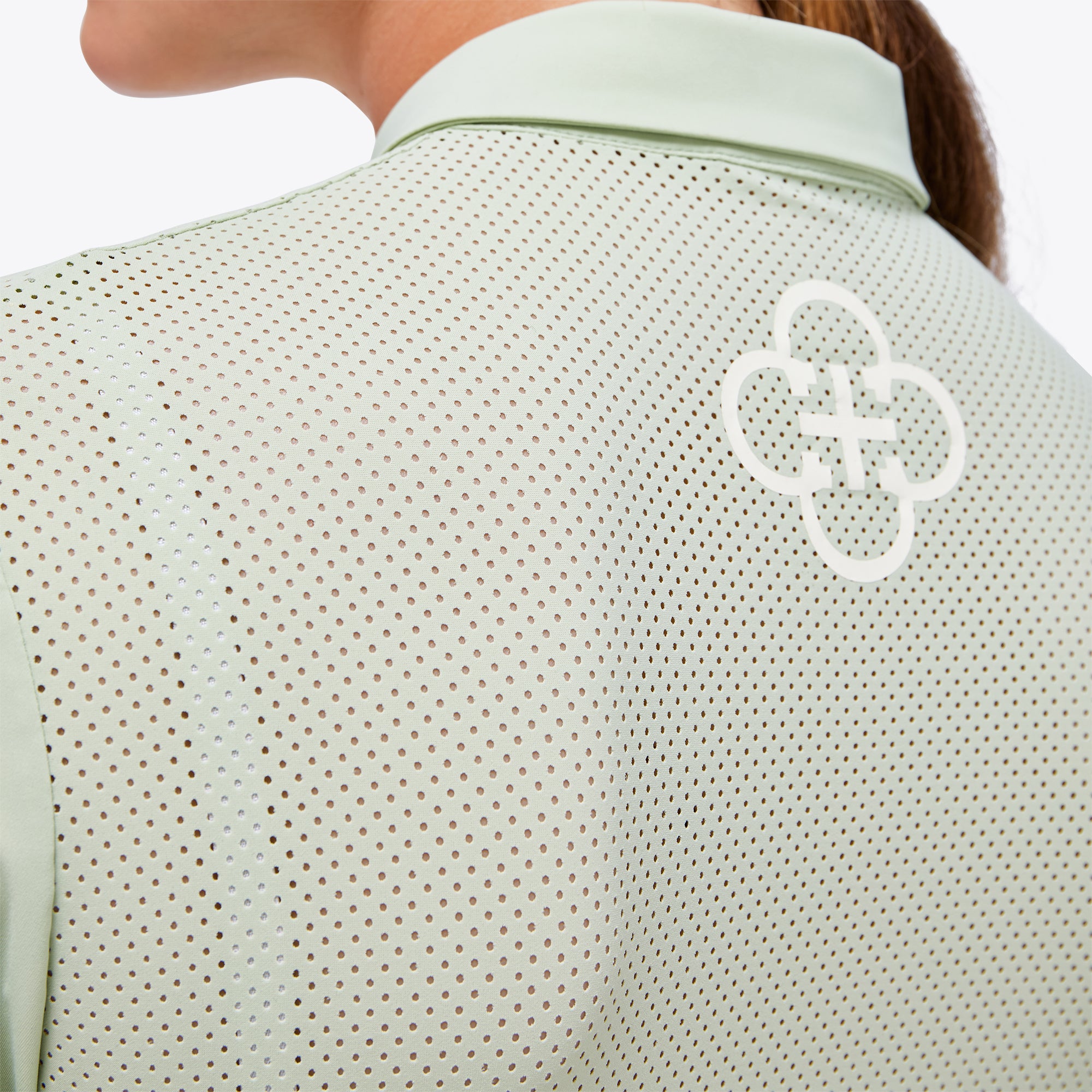 Cavalleria Toscana Perforated Jersey Training Polo