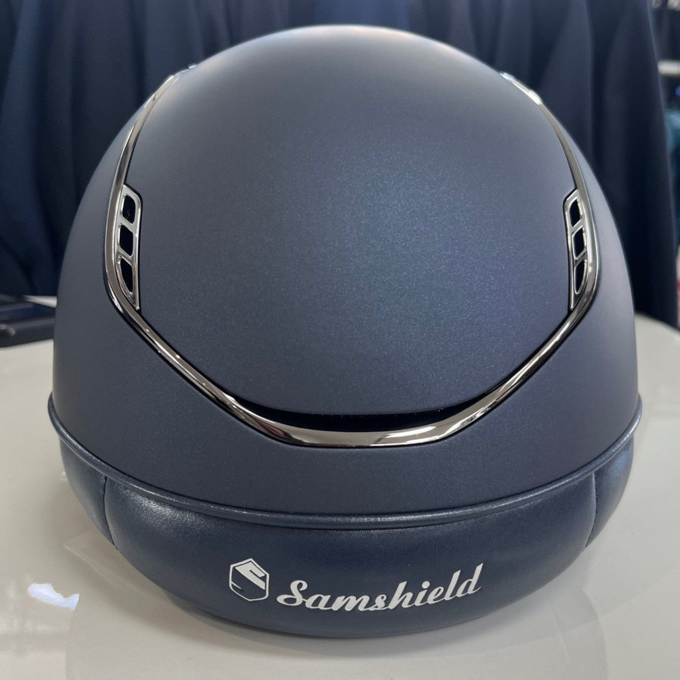 Samshield Shadowmatt 2.0 Blue with five front crystals (all sizes)- in stock and ready to ship!