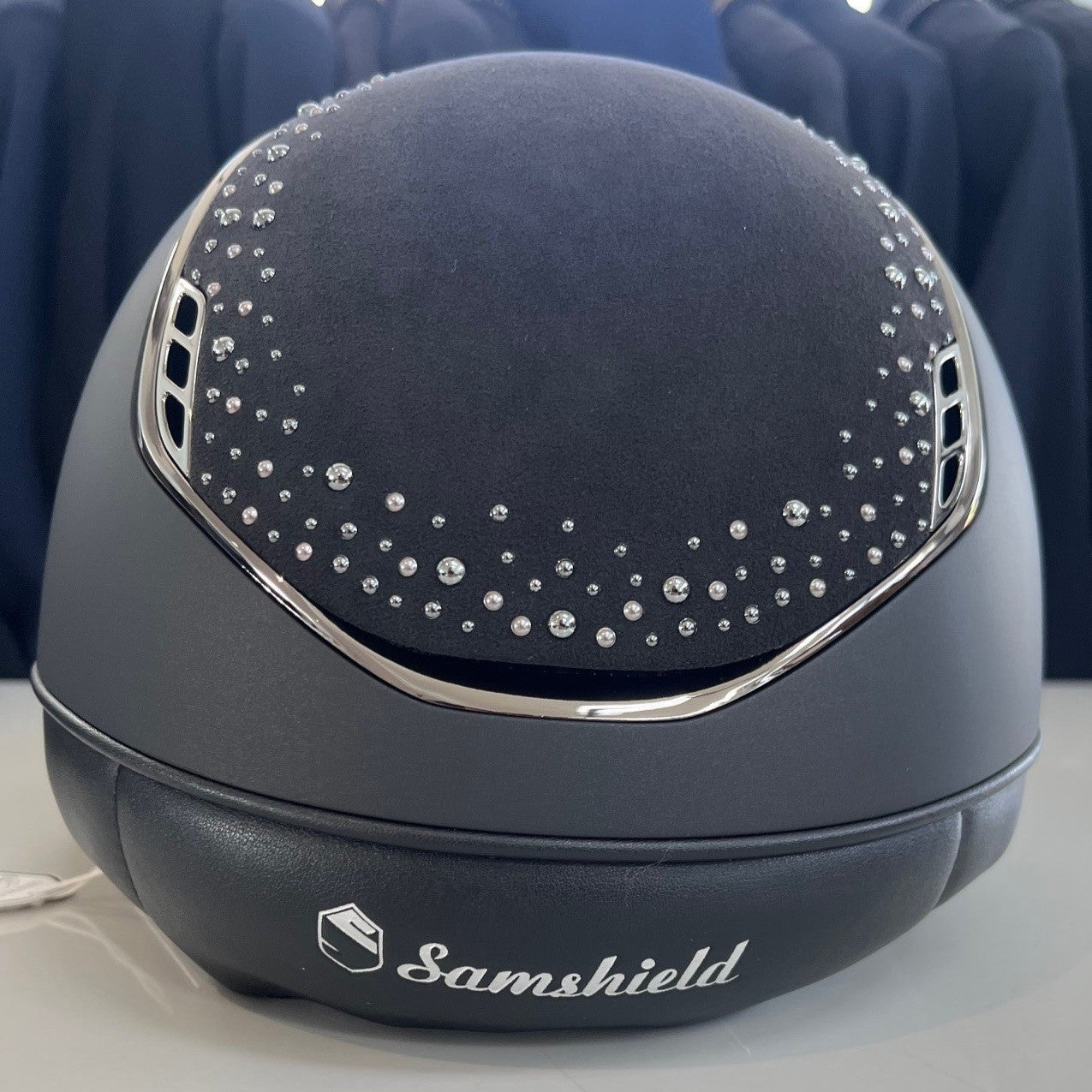 Samshield MissShield 2.0 Black with night pearl top and frontal band M- in stock and ready to ship!