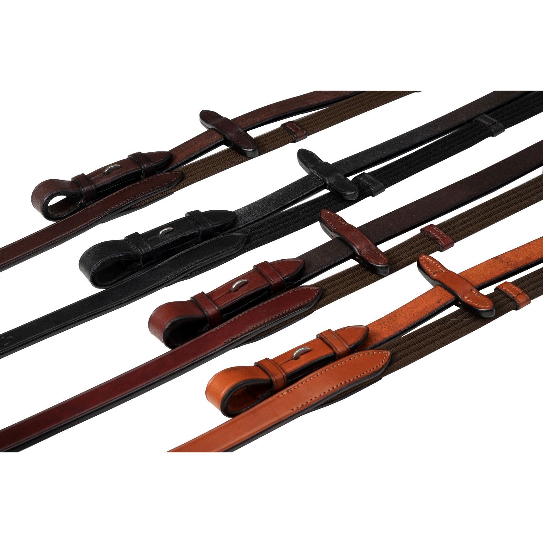 Menetics Traditional Web reins with leather stops