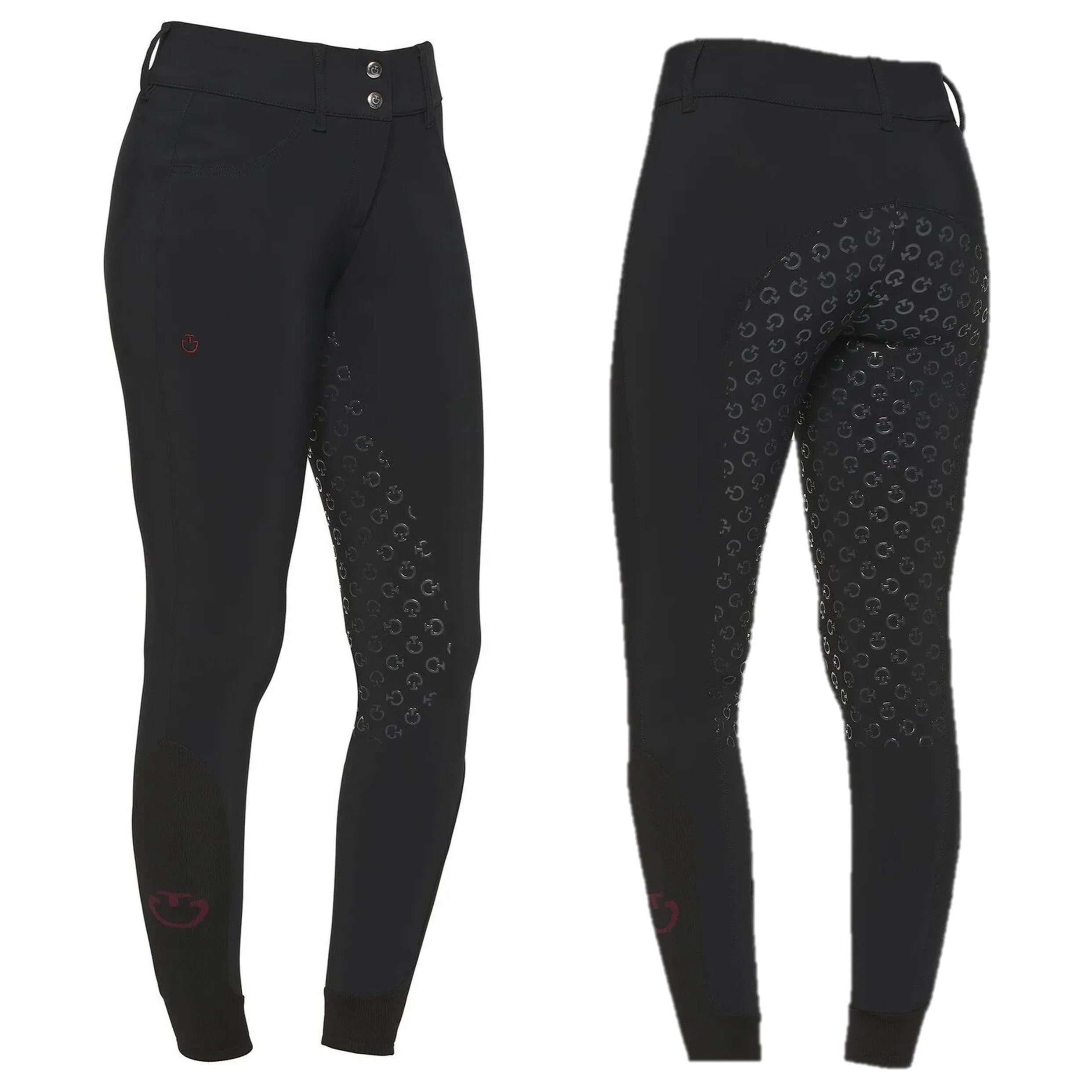 Cavalleria Toscana PAD096 Full Grip Dressage Breech - Black