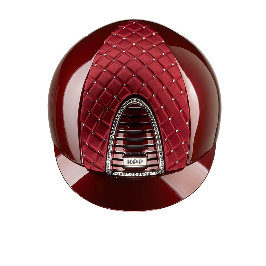 Kep Cromo2 - Milano - Satin Cross Collection - Bordeaux with Swarovski crystals