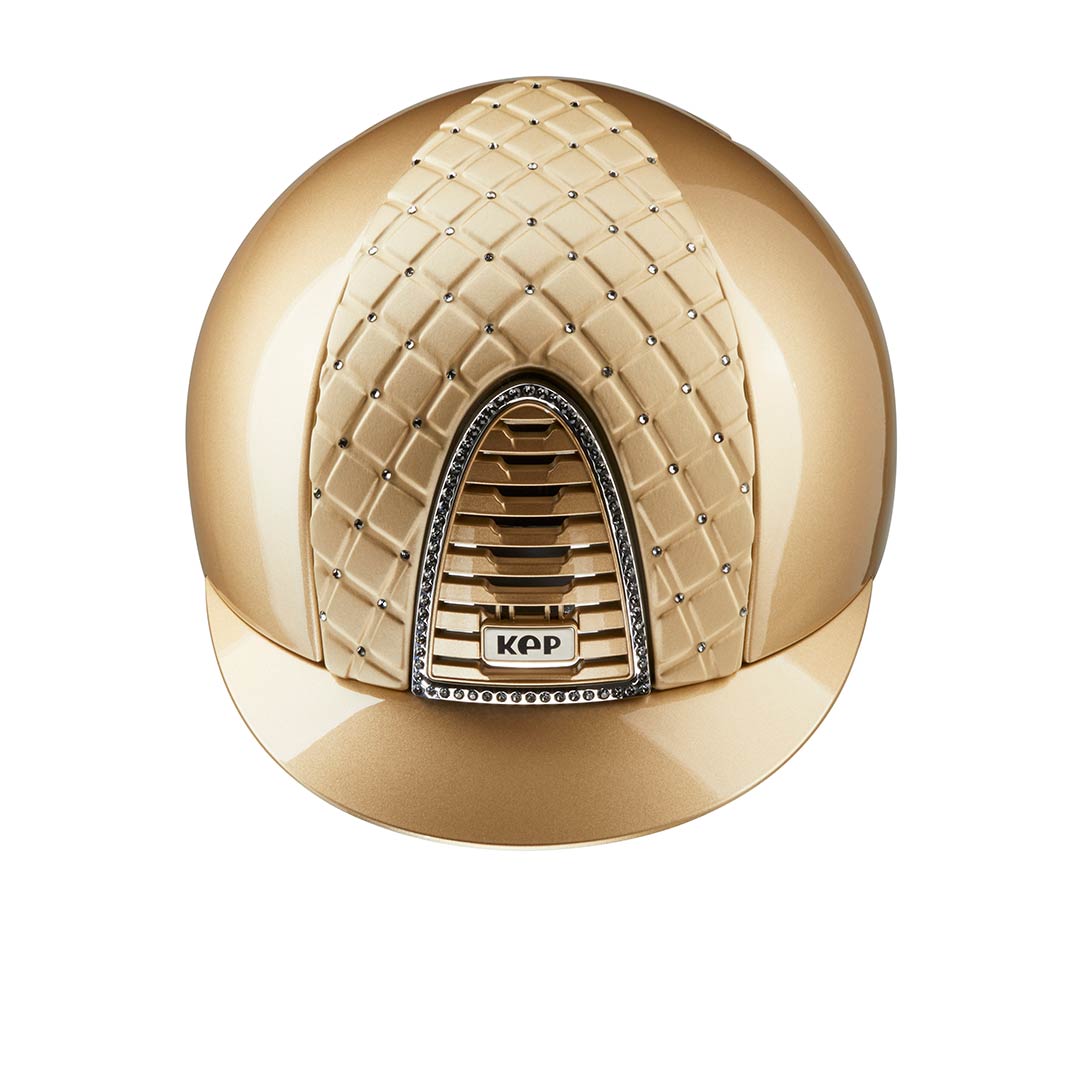 Kep Cromo2 - Milano - Satin Cross Collection - Golden sand with Swarovski crystals
