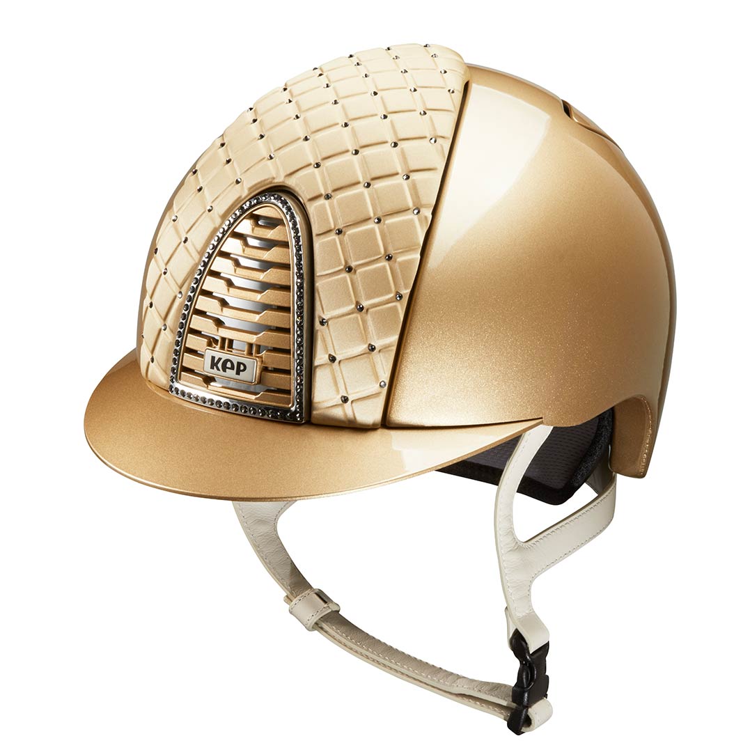 Kep Cromo2 - Milano - Satin Cross Collection - Golden sand with Swarovski crystals