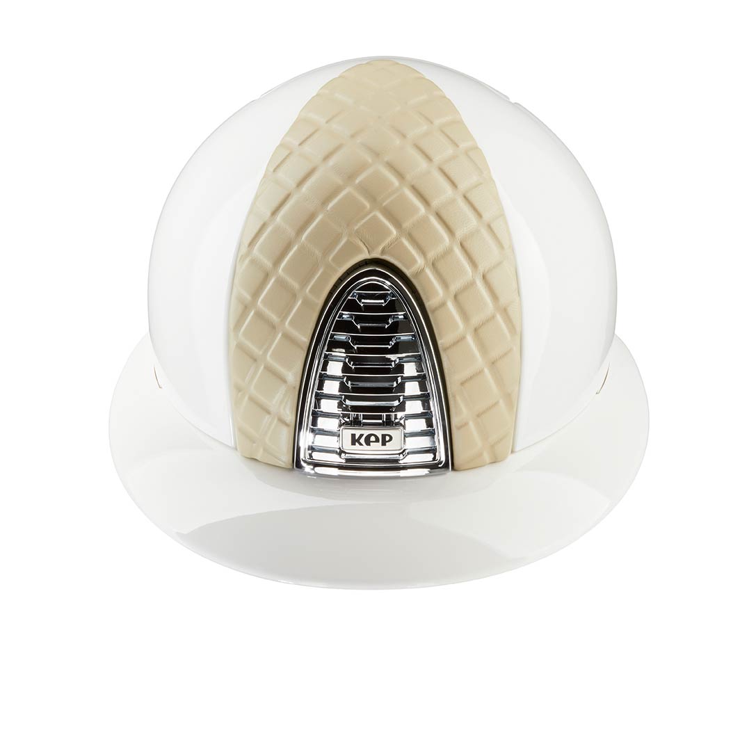 Kep Cromo2 - Milano - Leather Collection - White with Beige Front