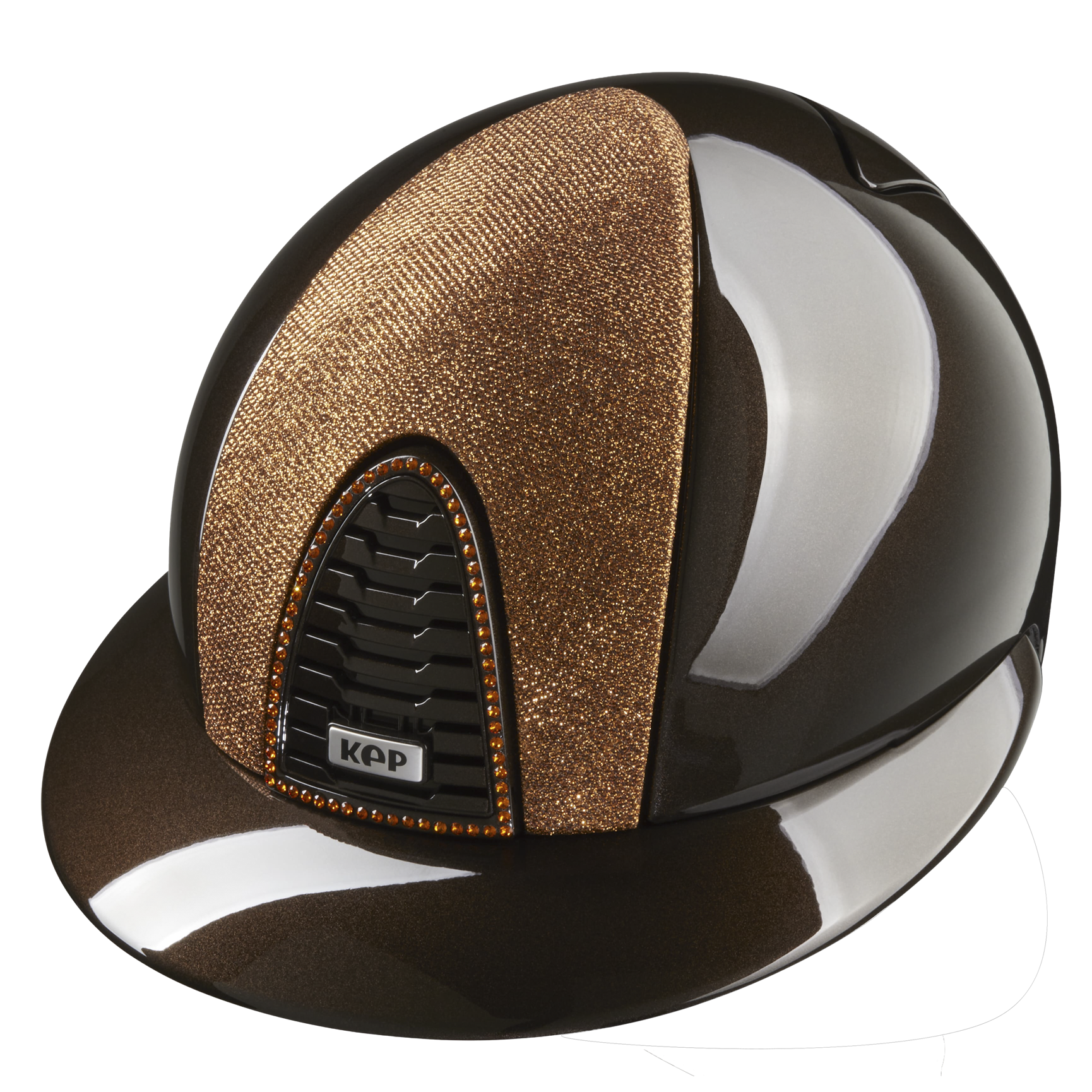 Kep Cromo2 - Luminor - Brown Polish with Swarovski Crystal Frame - Bronze