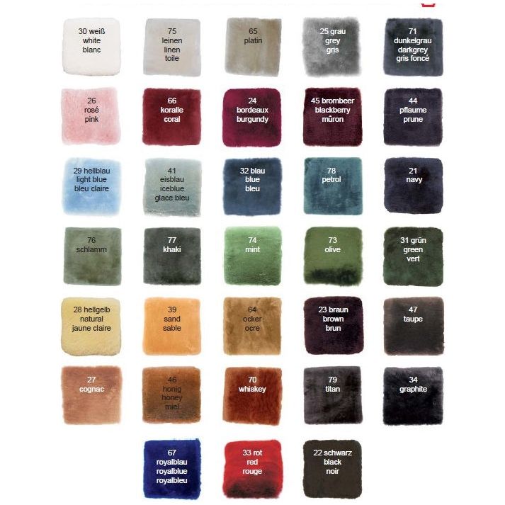 Mattes sheepskin cover for short girth - Slim Line - Anatomic