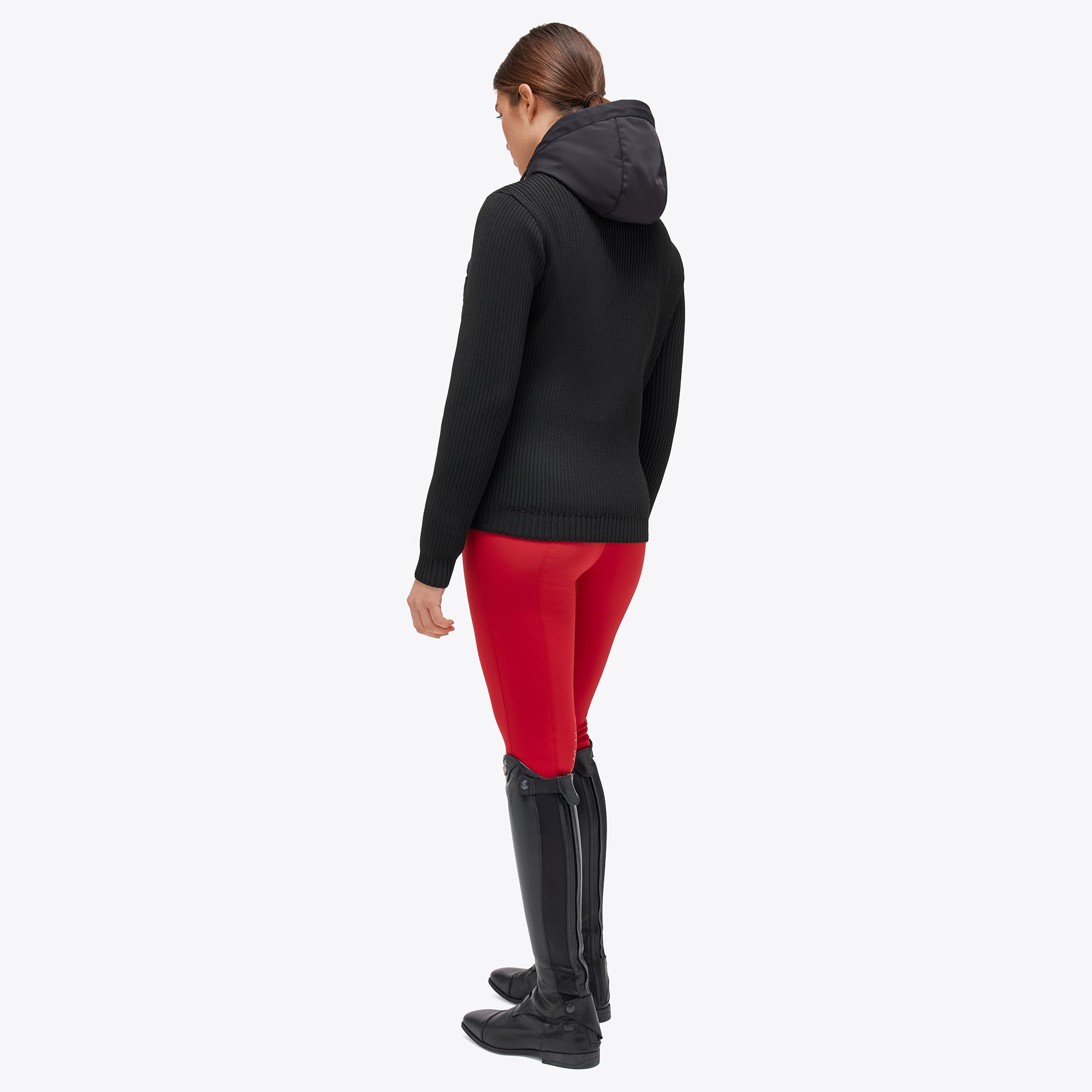 Cavalleria Toscana SS24 Black Hybrid Jacket