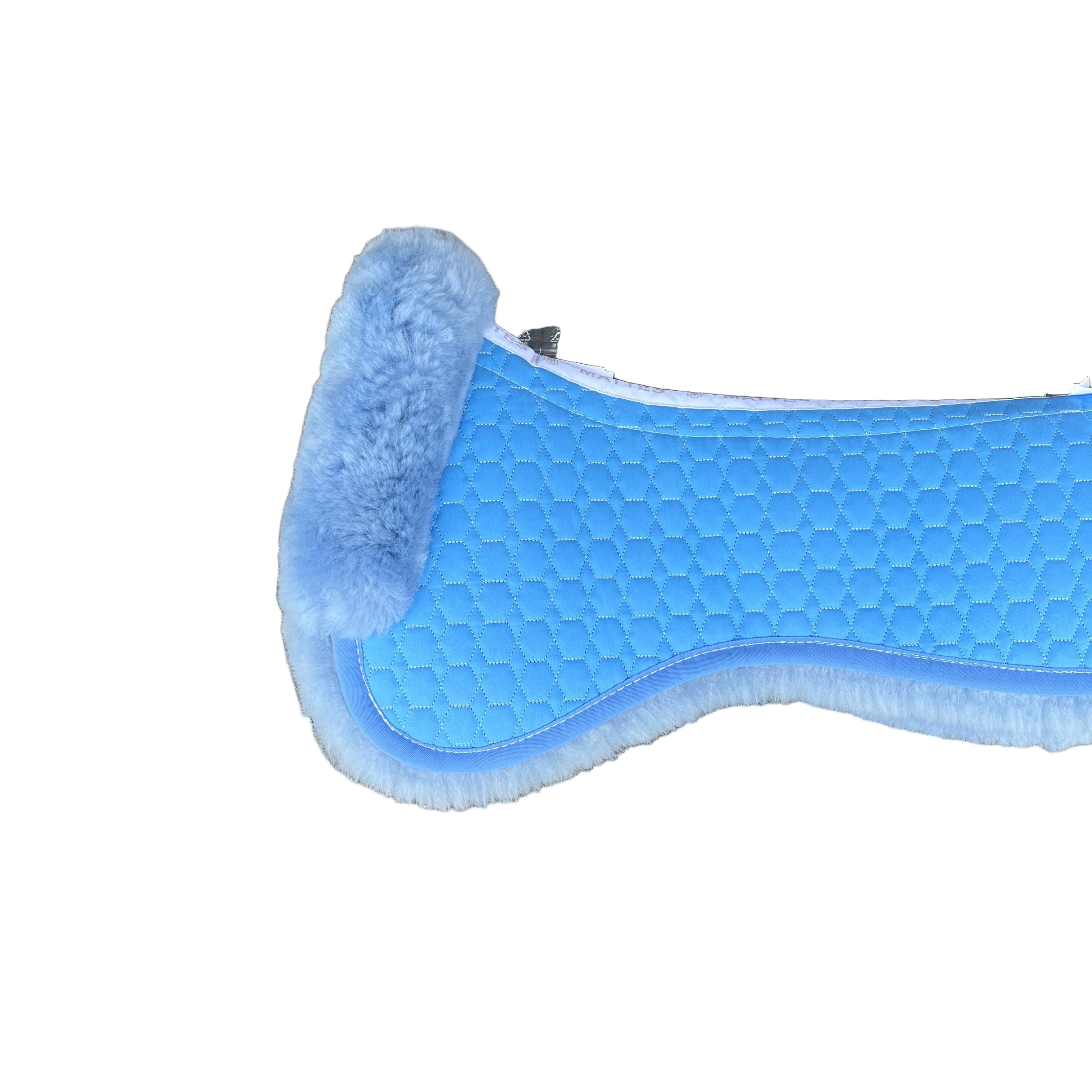 Mattes Fully Lined Half Pad with Front Trim- Light Blue FULL