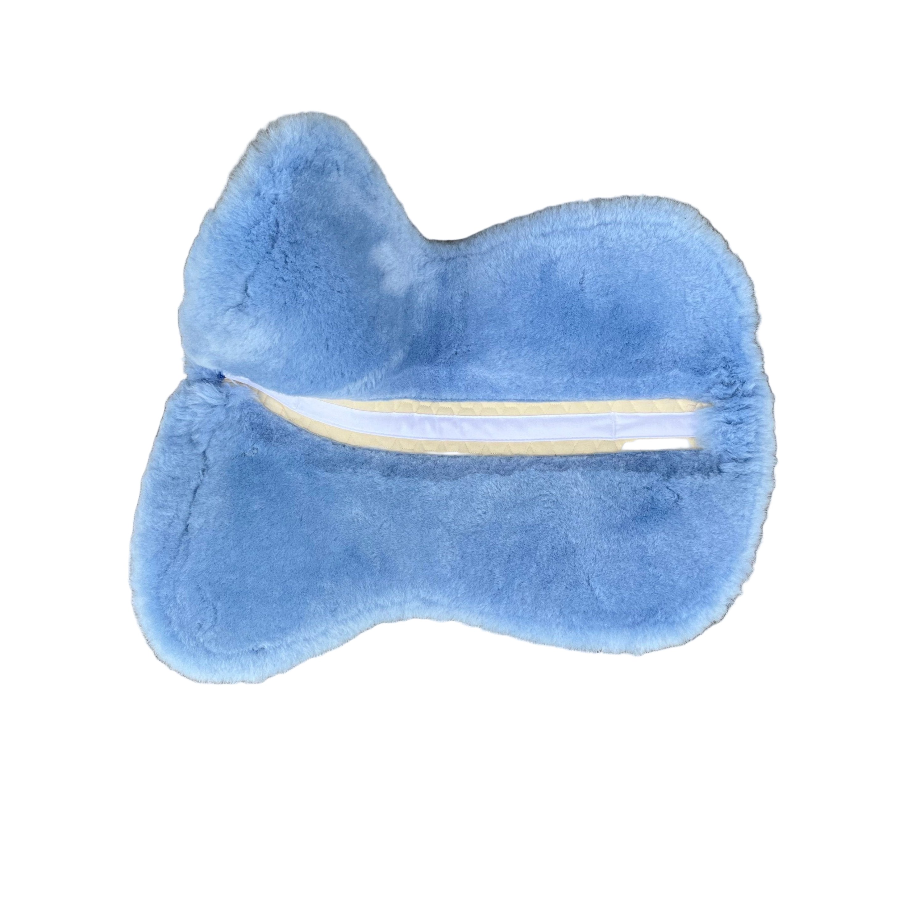 Mattes Fully Lined Half Pad with Front Trim- Light Blue FULL