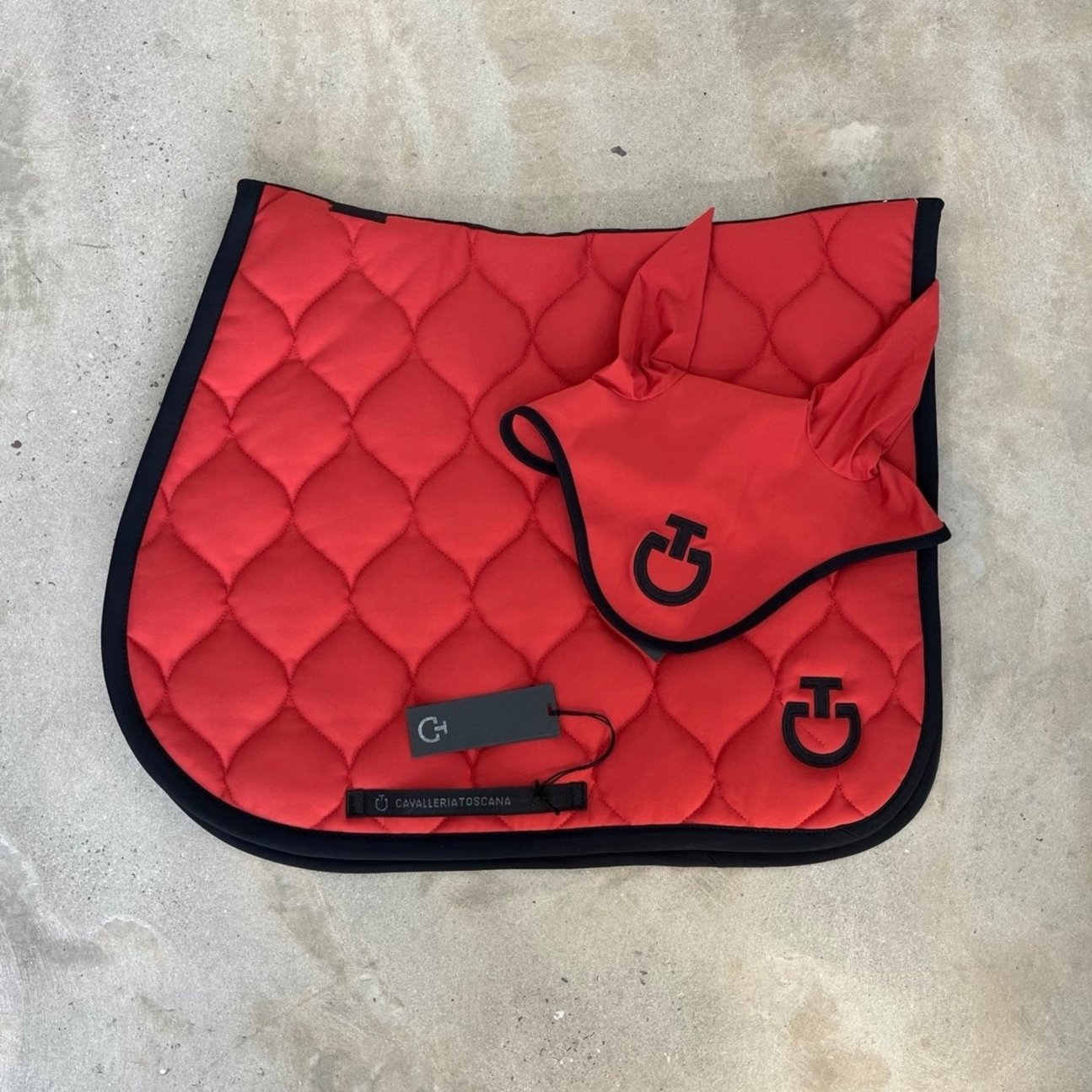 Cavalleria Toscana Jump SaddlePad Set Earthenware- SOT103 CUF043