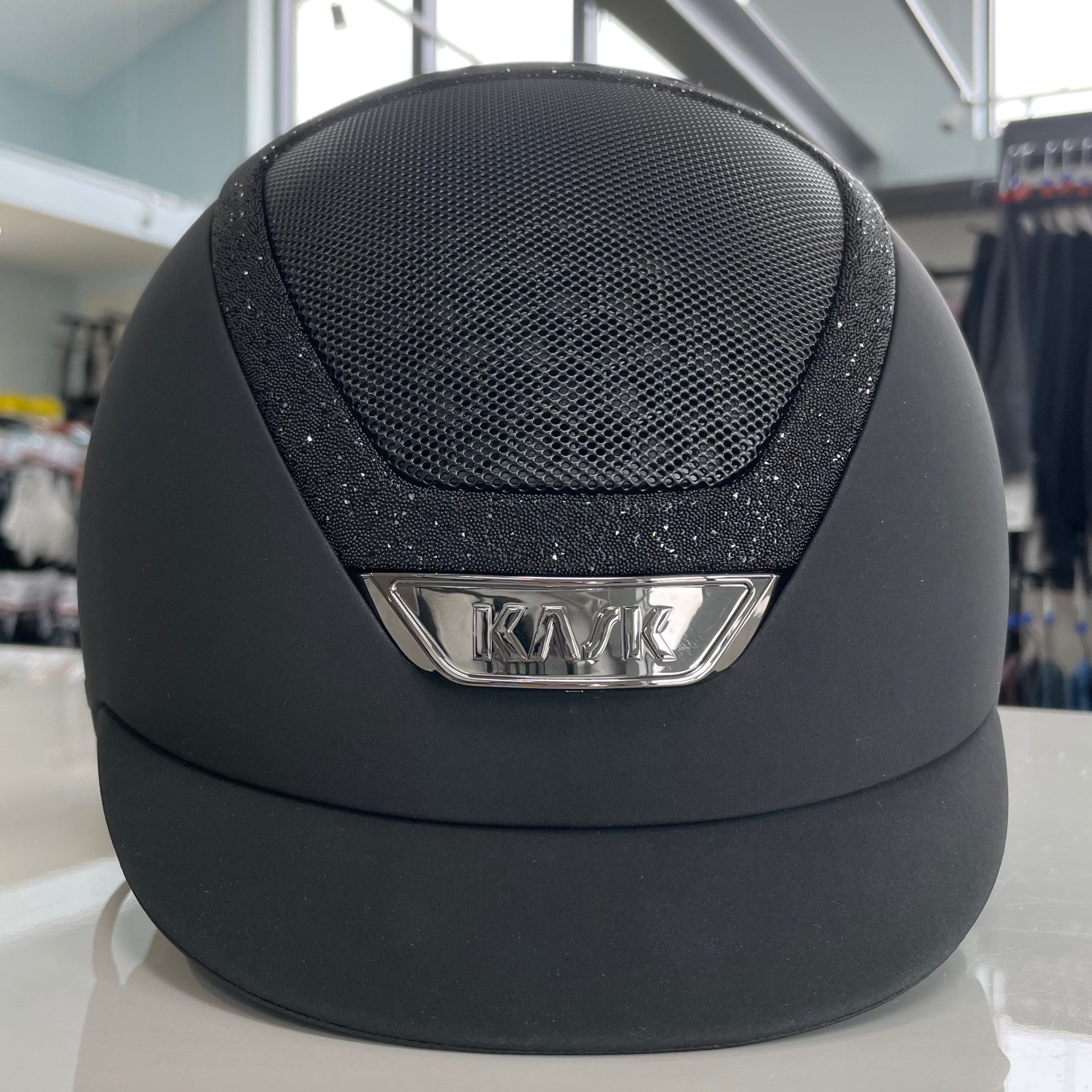 Kask Dogma Chrome Black with Black Swarovski Frame L- in stock and ready to ship!