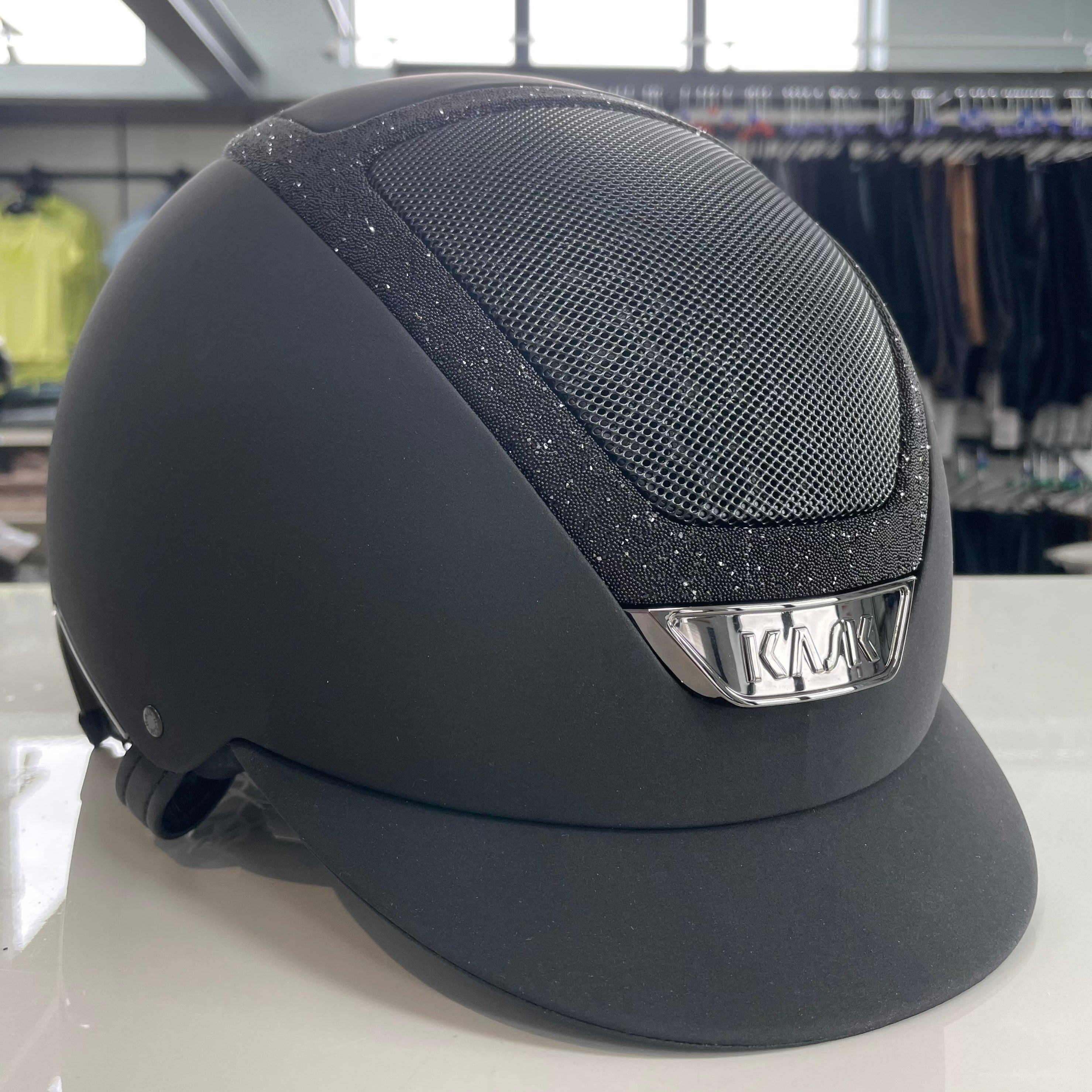 Kask Dogma Chrome Black with Black Swarovski Frame L- in stock and ready to ship!