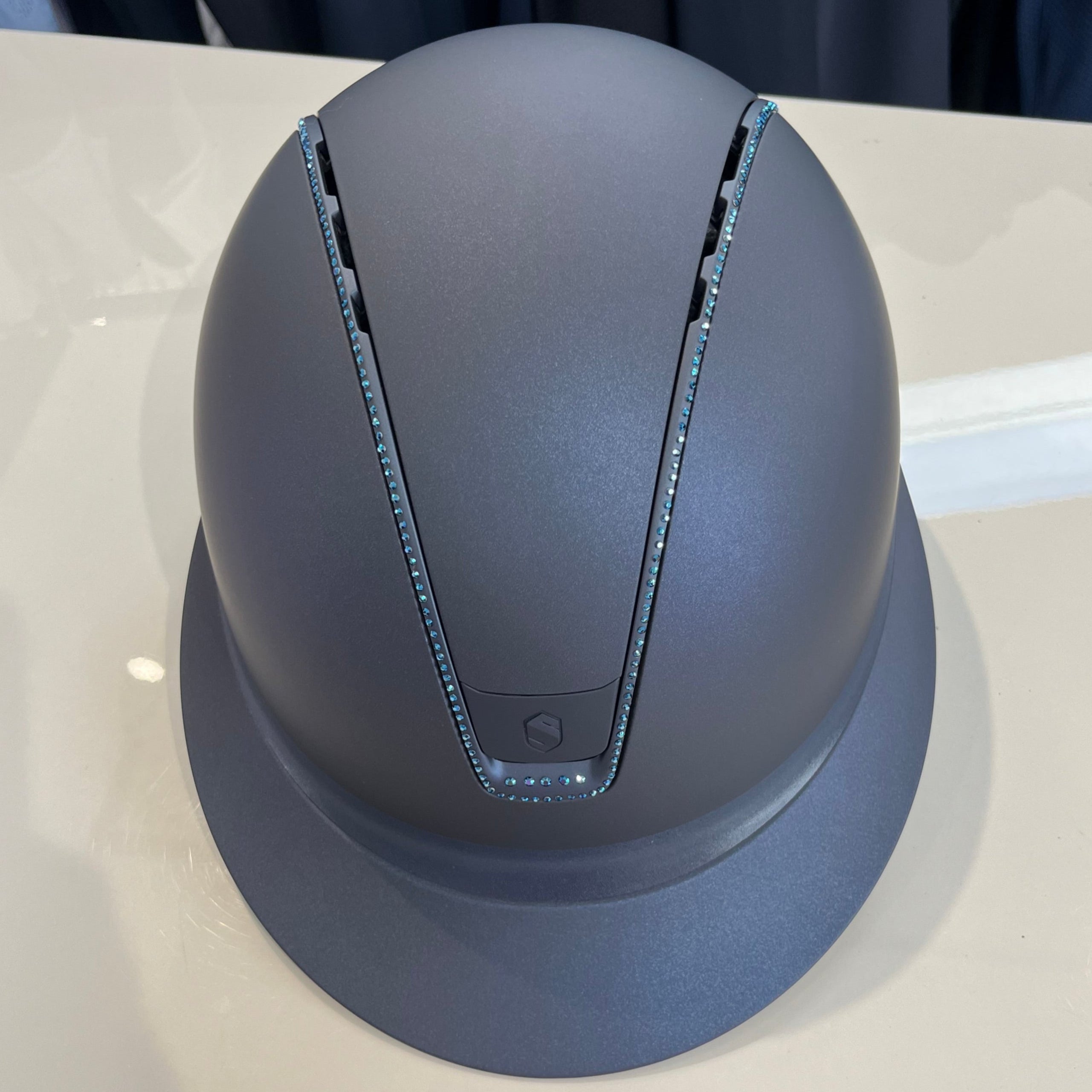 Samshield Miss Shield 2.0 Blue with swarovski crystal trim and front crystals - in stock and ready to ship!