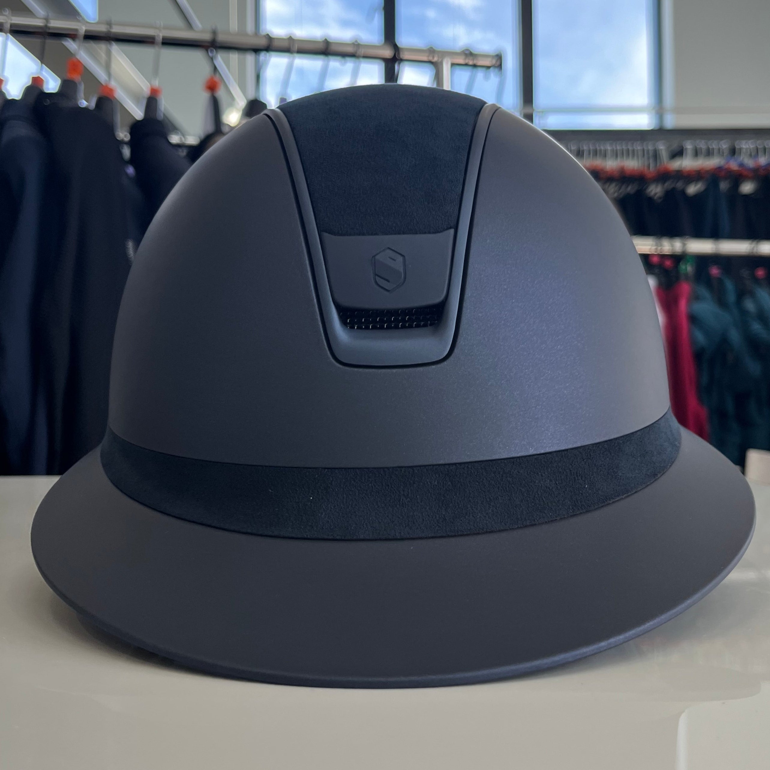 Samshield MissShield 2.0 Blue matt with alcantara top and frontal band M- in stock and ready to ship!