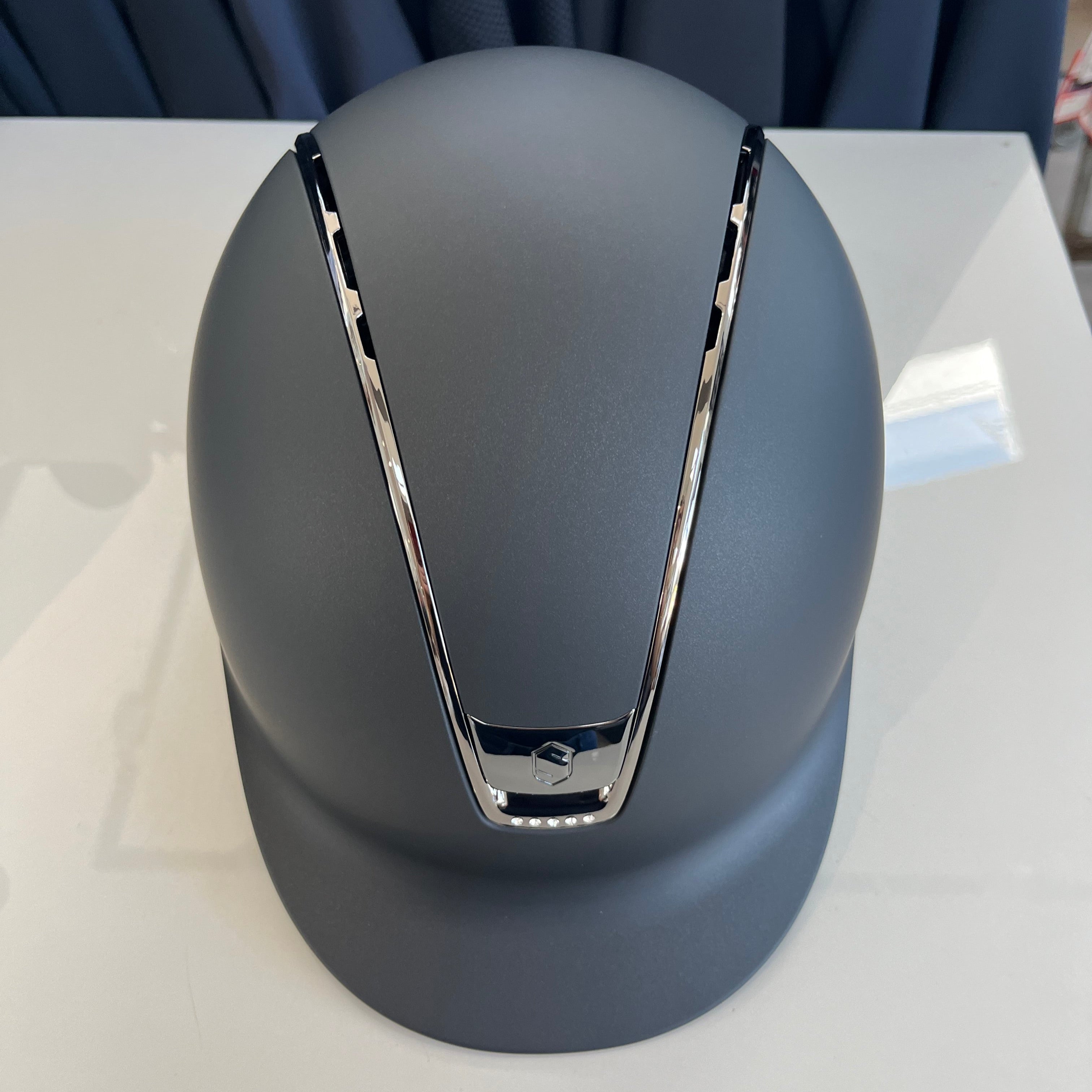 Samshield Shadowmatt 2.0 Black with 5 front swarovski crystals S- in stock and ready to ship!