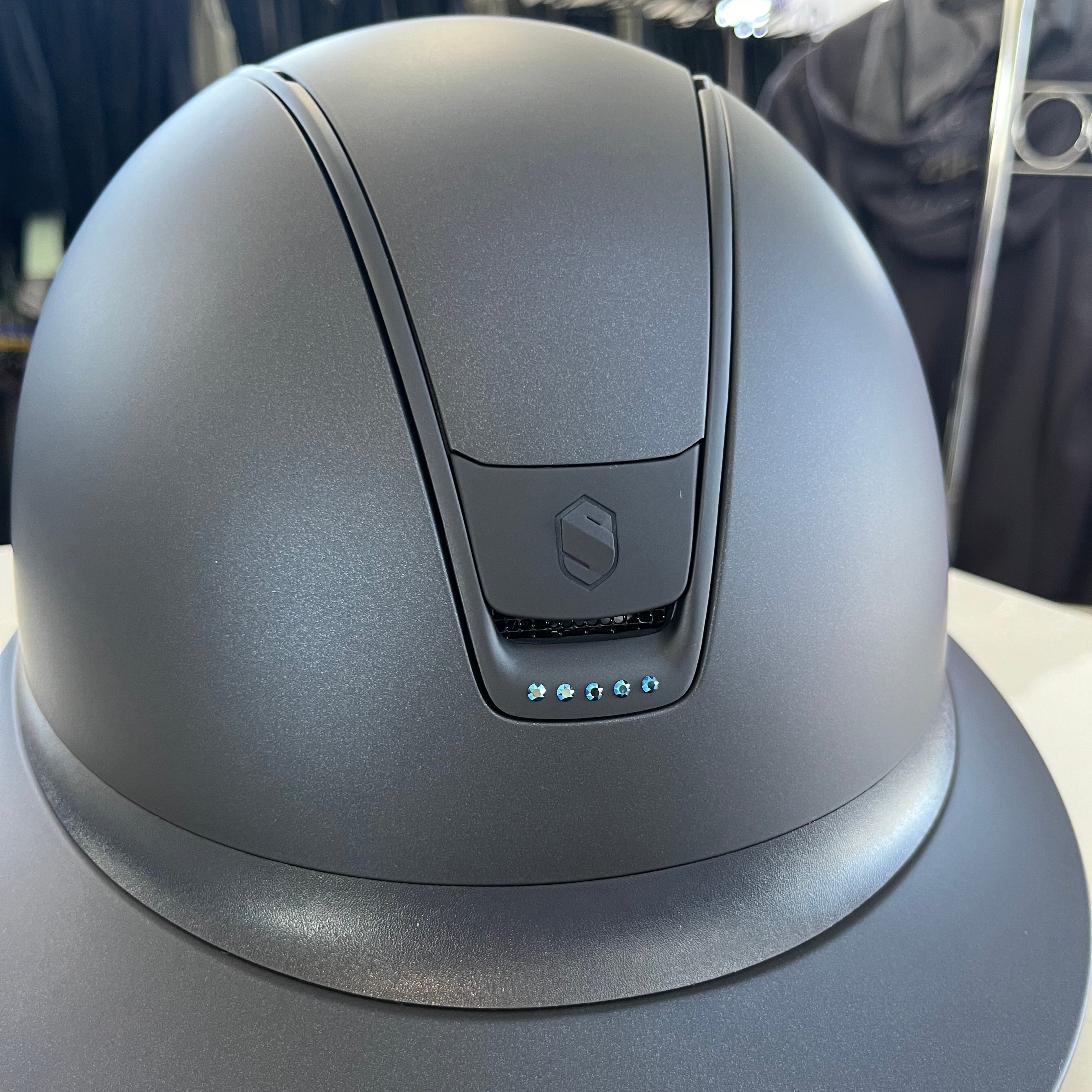 Samshield Miss Shield 2.0 Blue Darkline with five front crystals- in stock and ready to ship!