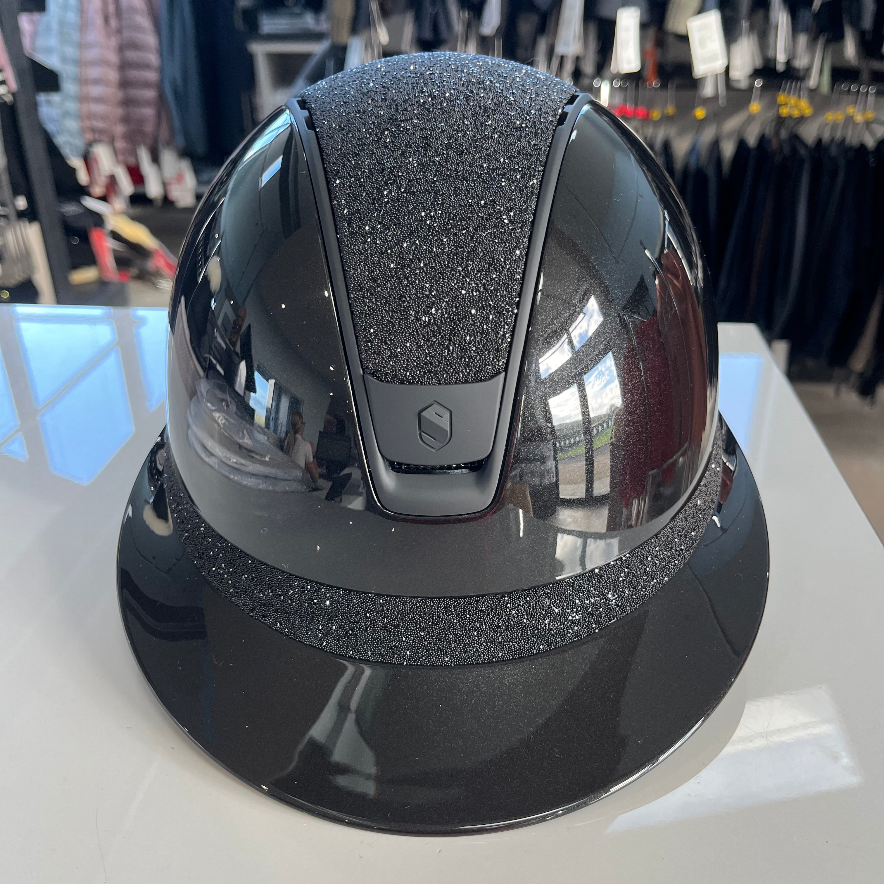 Samshield Miss Shield Black glossy crystal