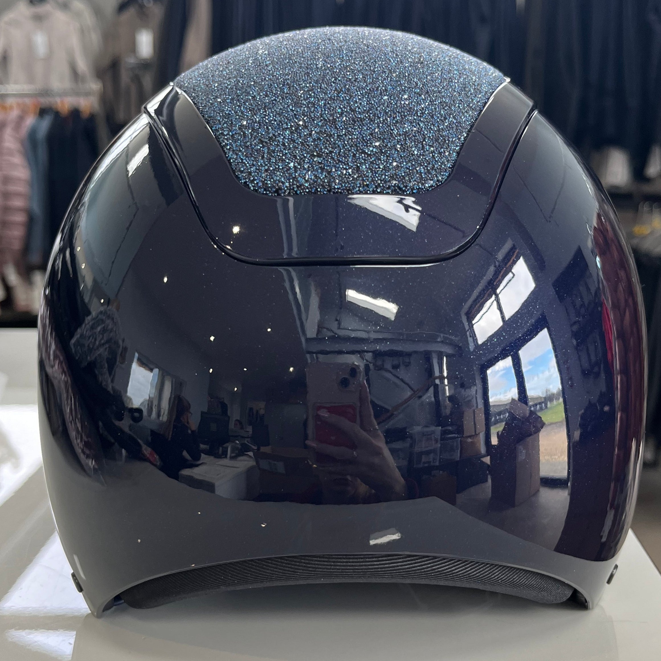 Kask Dogma Pure Shine Atlantic Blue with swarovski carpet S- in stock and ready to ship!