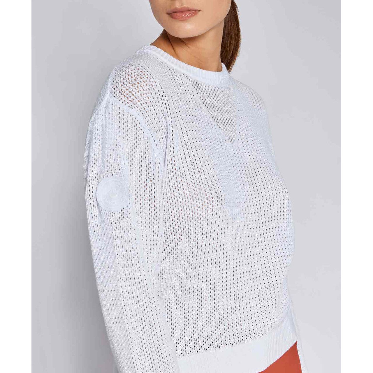Cavalleria Toscana Cotton Knit Crew Neck Sweater- MAD139