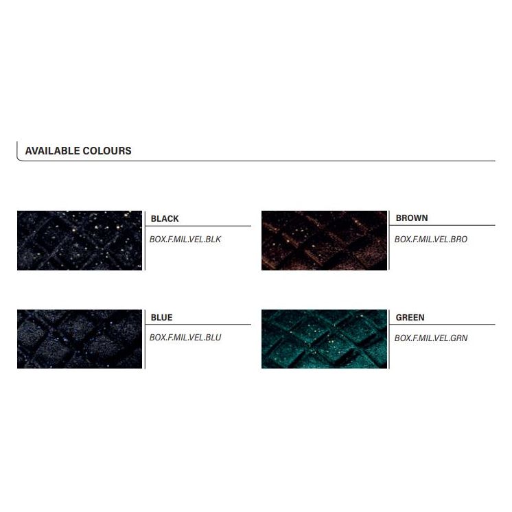 Kep Cromo2 - Milano Collection - Shining Velvet- Inserts for front panel
