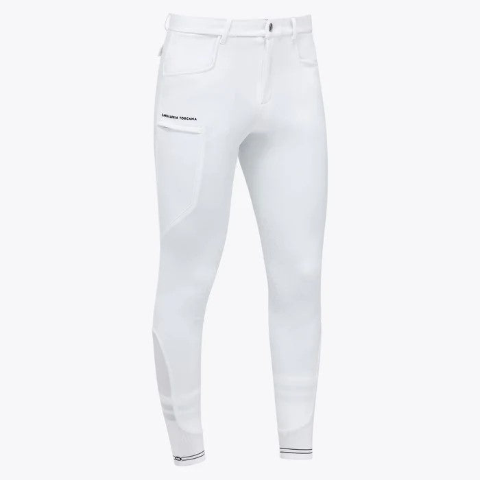 Cavalleria Toscana PAU210 Mens New Grip System Breeches - White 48