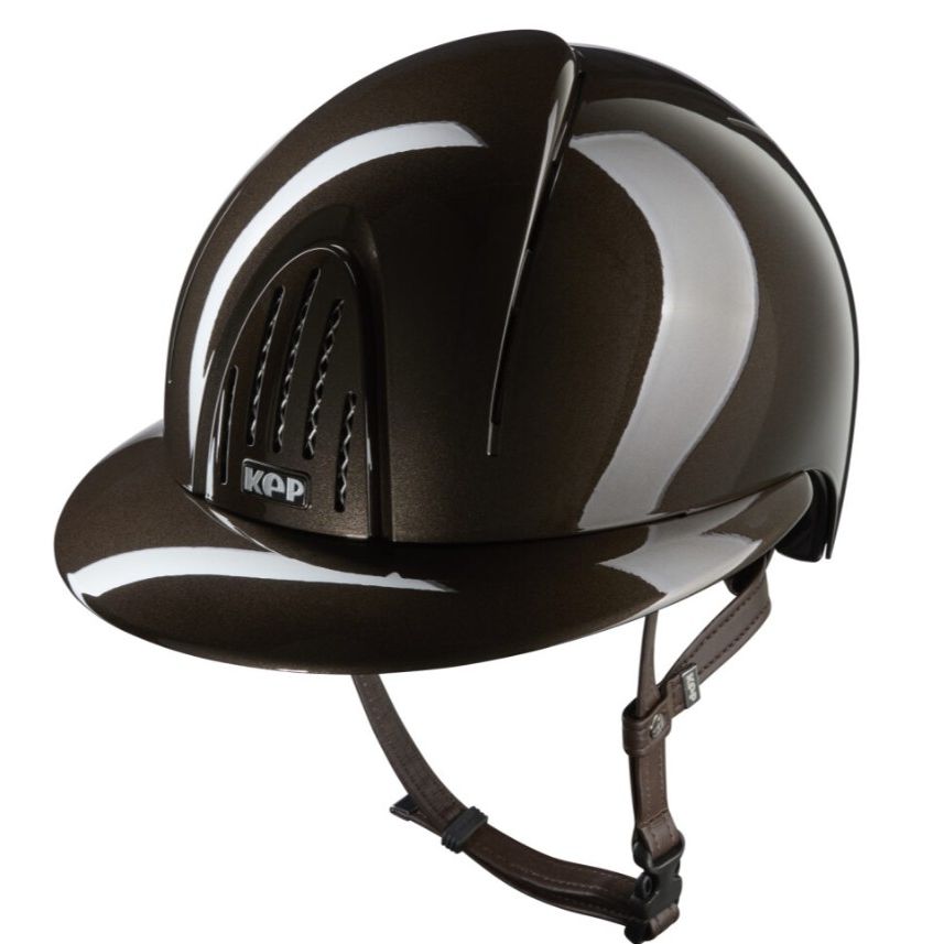 Kep Smart Nova- Metal Polish Brown Polo Visor