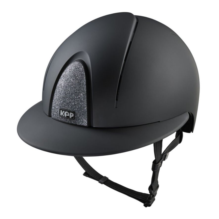 Kep Smart Nova- Textile Black Star Silver Polo Visor