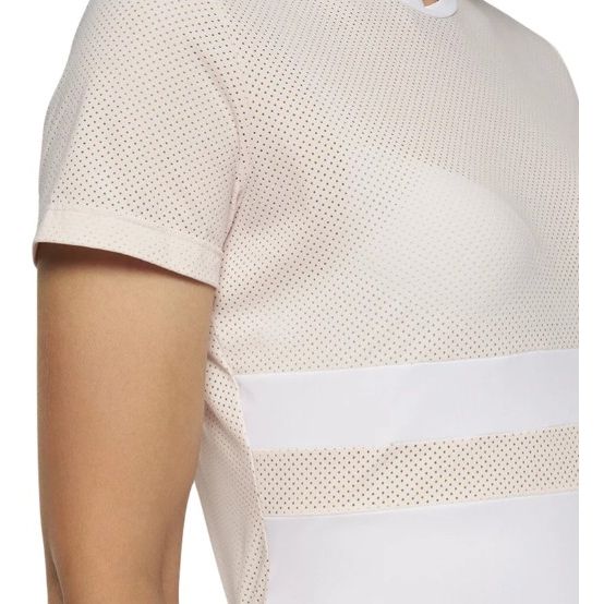 Cavalleria Toscana Perforated Jersey Striped T-Shirt- TSD057