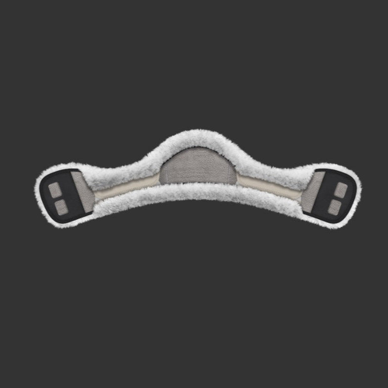 Mattes sheepskin cover for short girth - Slim Line - Athletico