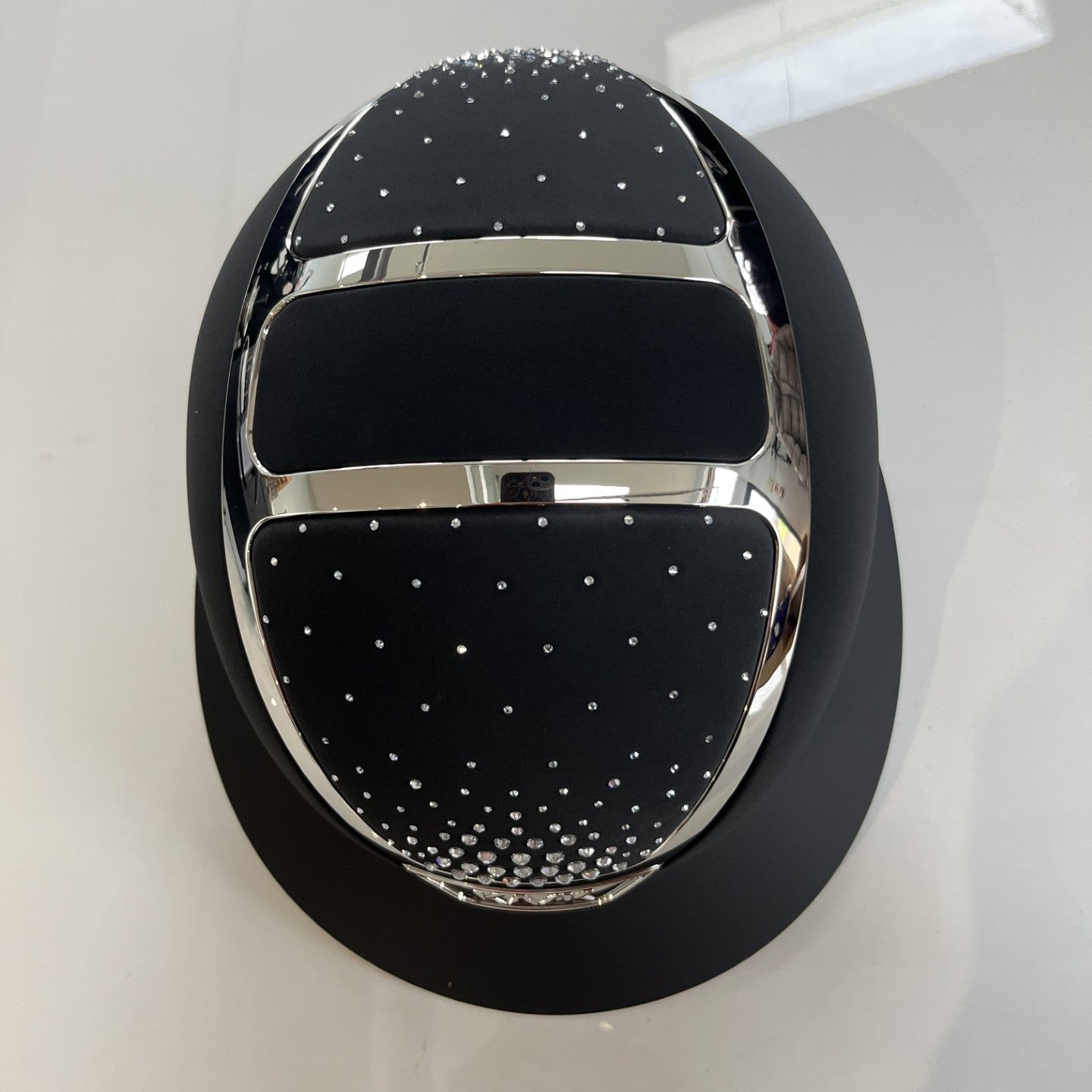 Kask Star Lady Chrome Black/Silver Swarovski Crystal Passage S - in stock and ready to ship! KA14