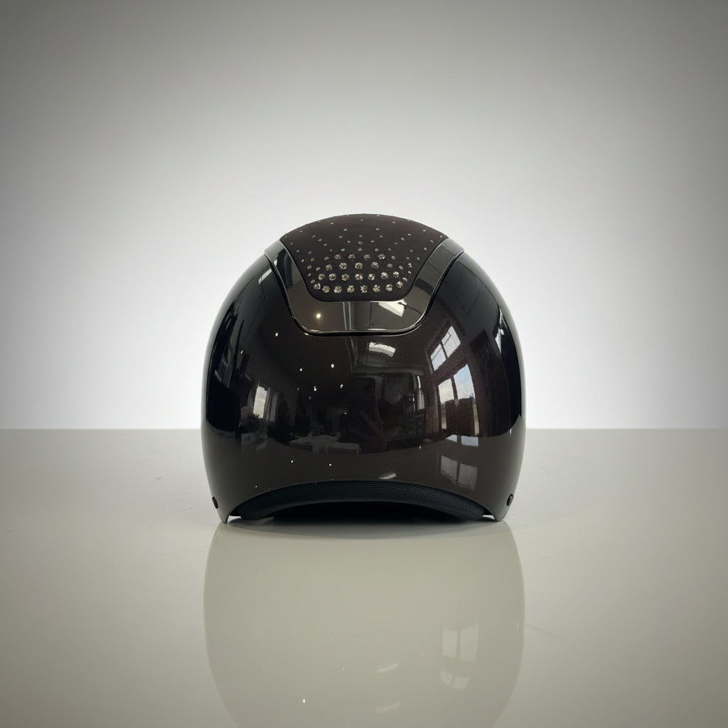 Kask Dogma Pure Shine Espresso Brown/Greige Swarovski Passage S - in stock and ready to ship! KA11