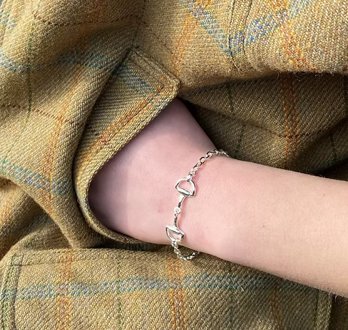 Stirrup & Lead - Chunky Sterling Single Snaffle Bracelet