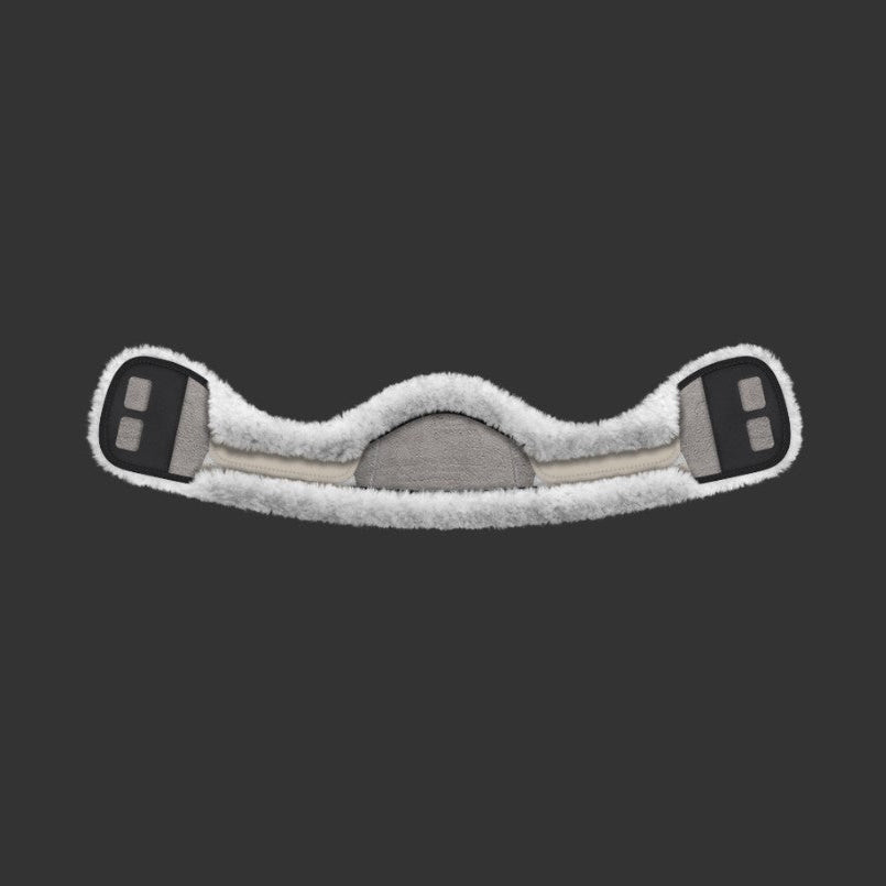 Mattes sheepskin cover for short girth - Slim Line - Crescent