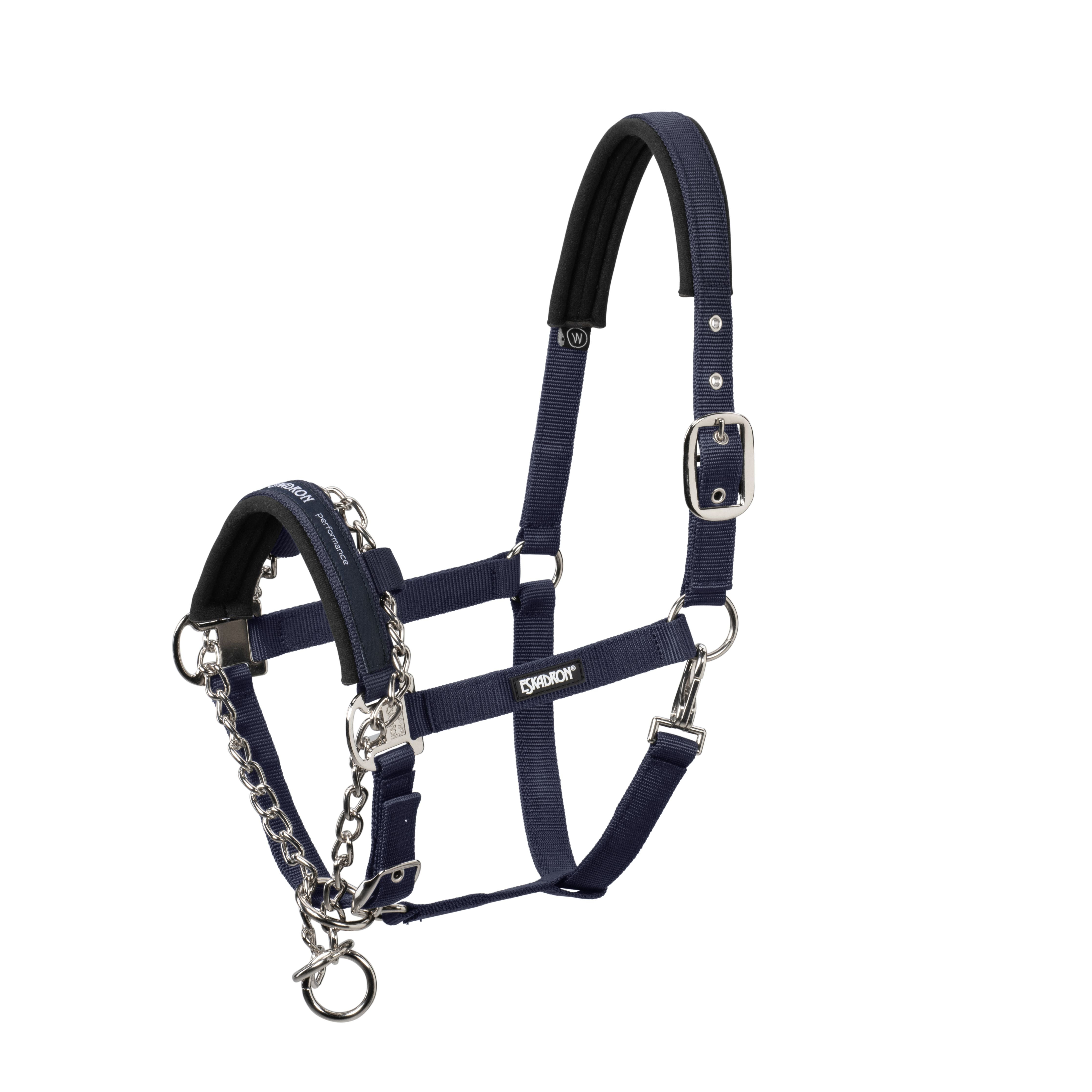 Eskadron Control Headcollar - Navy Pin Buckle