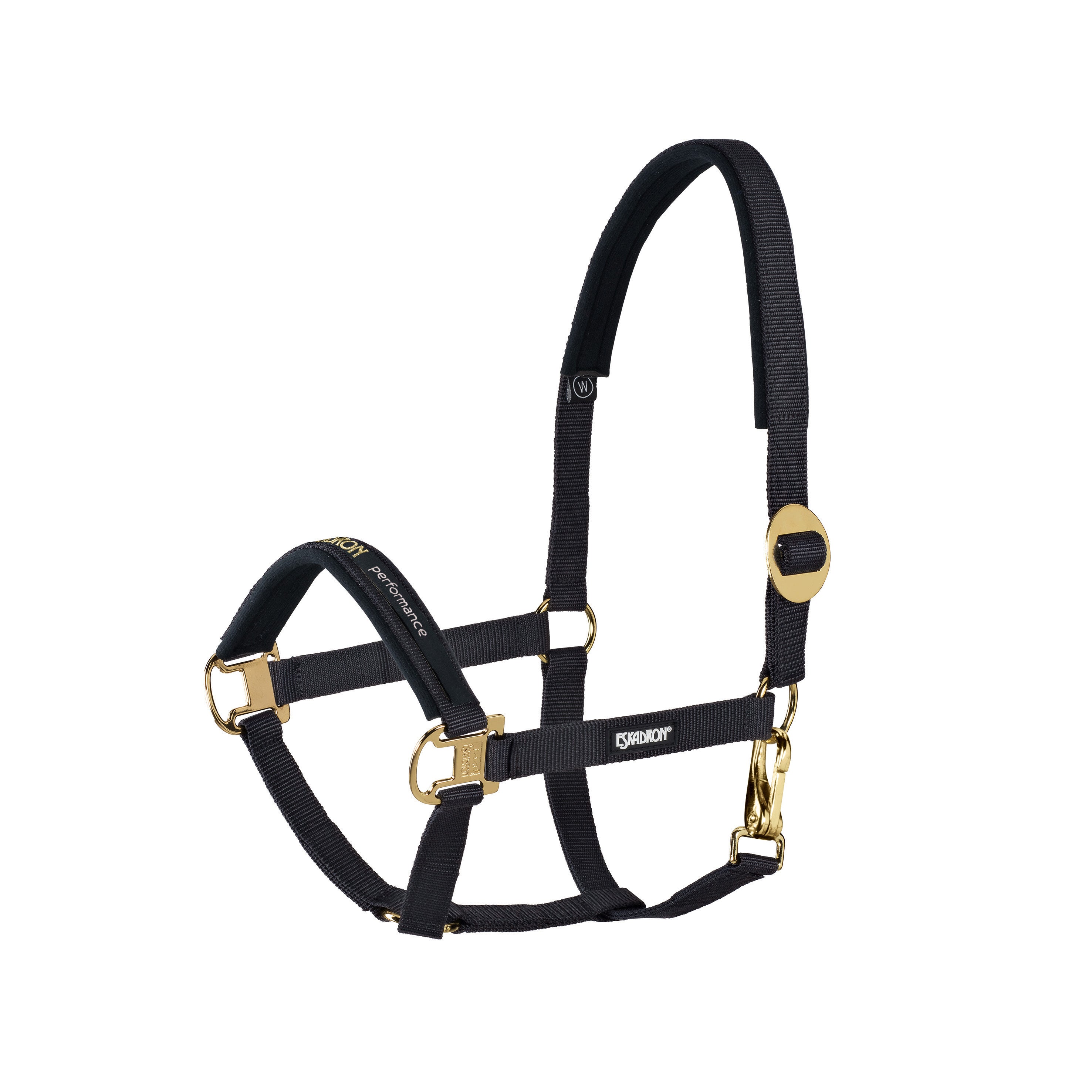 Eskadron Headcollar - Sliding Buckle Brass