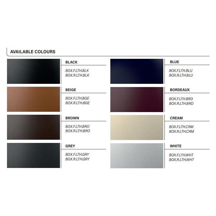 Kep Cromo2 - Genuine Leather - Inserts for rear panel - Standard Colours