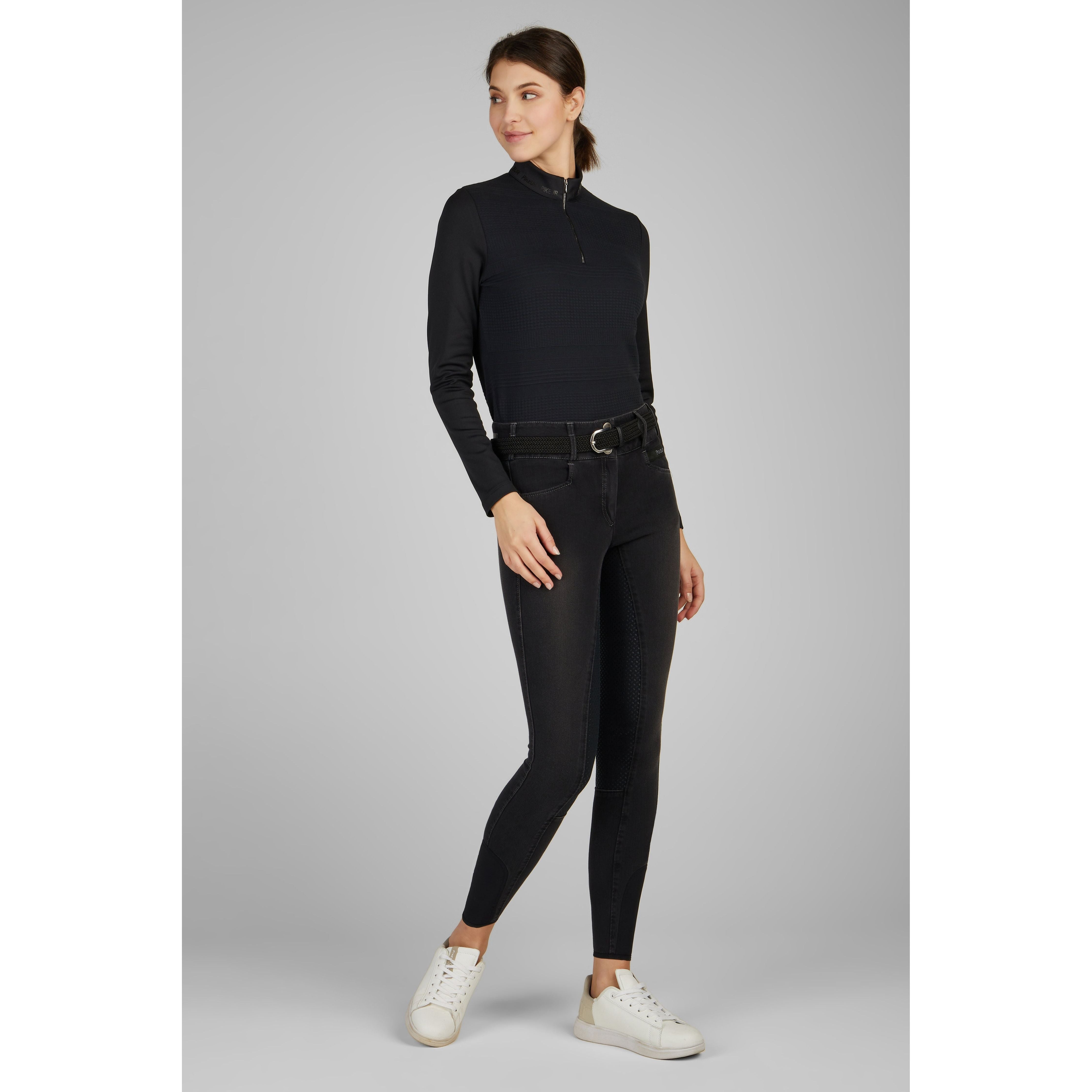 Pikeur AW24 Structure Zip Shirt 6271 'Sports'