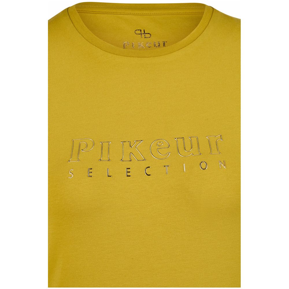 Pikeur SS25 Roundneck Shirt 'Selection' 7213- Golden Olive