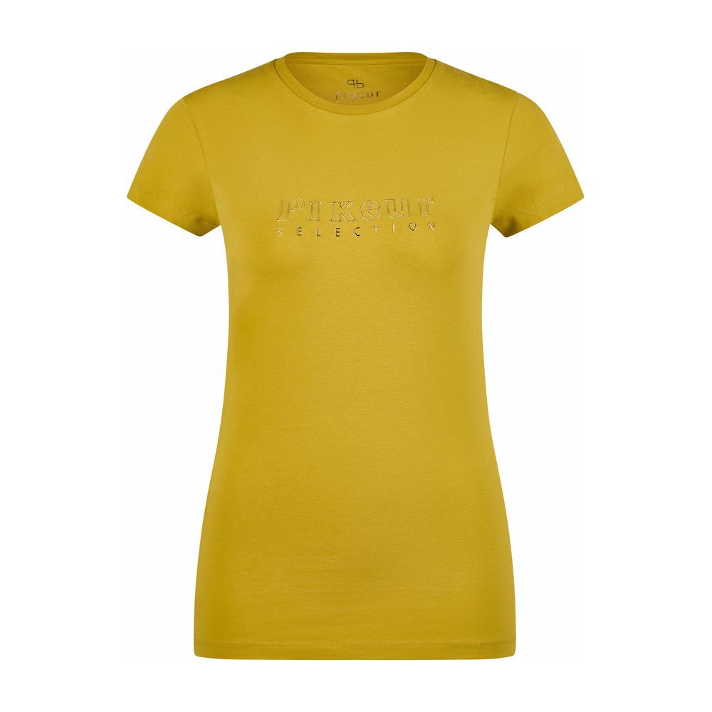 Pikeur SS25 Roundneck Shirt 'Selection' 7213- Golden Olive