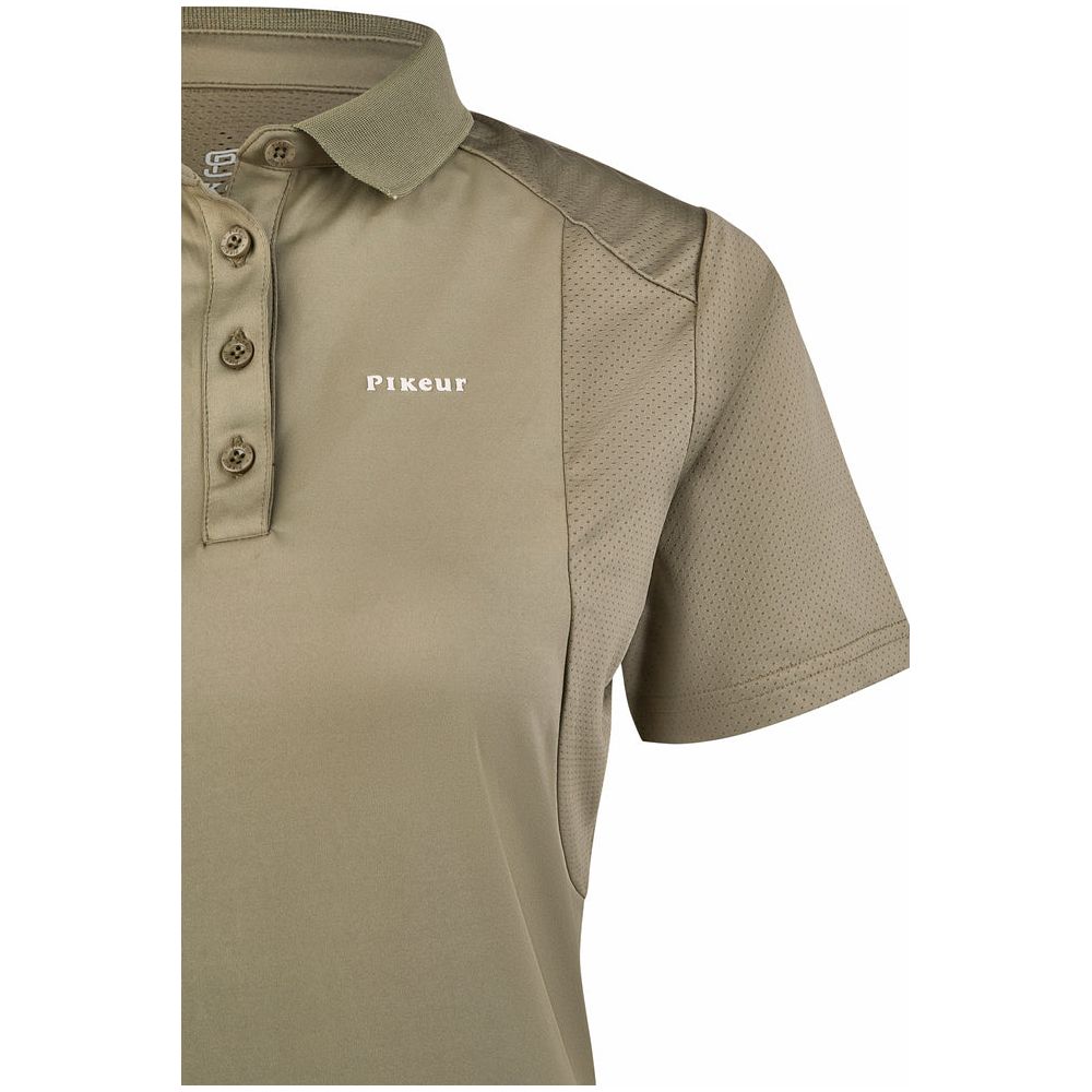 Pikeur SS25 Polo Shirt 'Sports' 7236- Moss Green