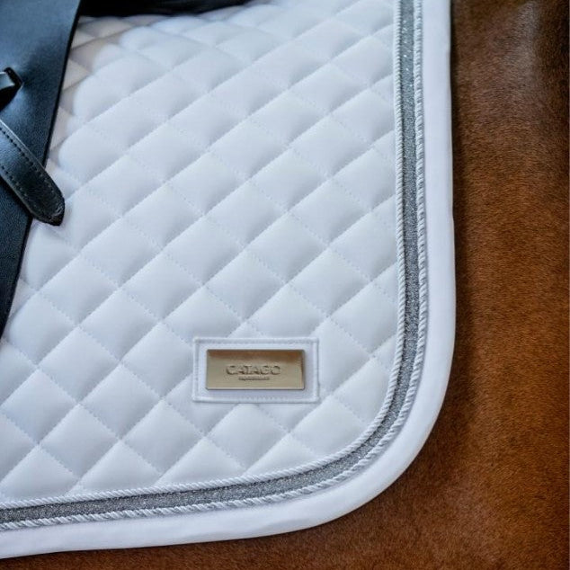 Catago Treasure Saddlepad- White
