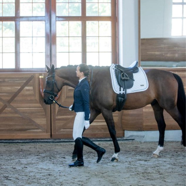 Catago Treasure Saddlepad- White