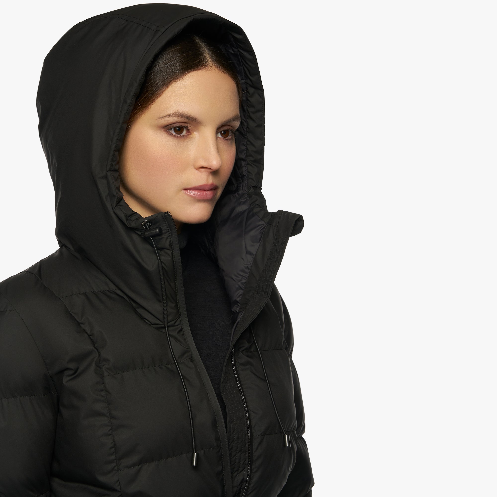 Cavalleria Toscana Belted Quilted Hooded Coat - last one Large