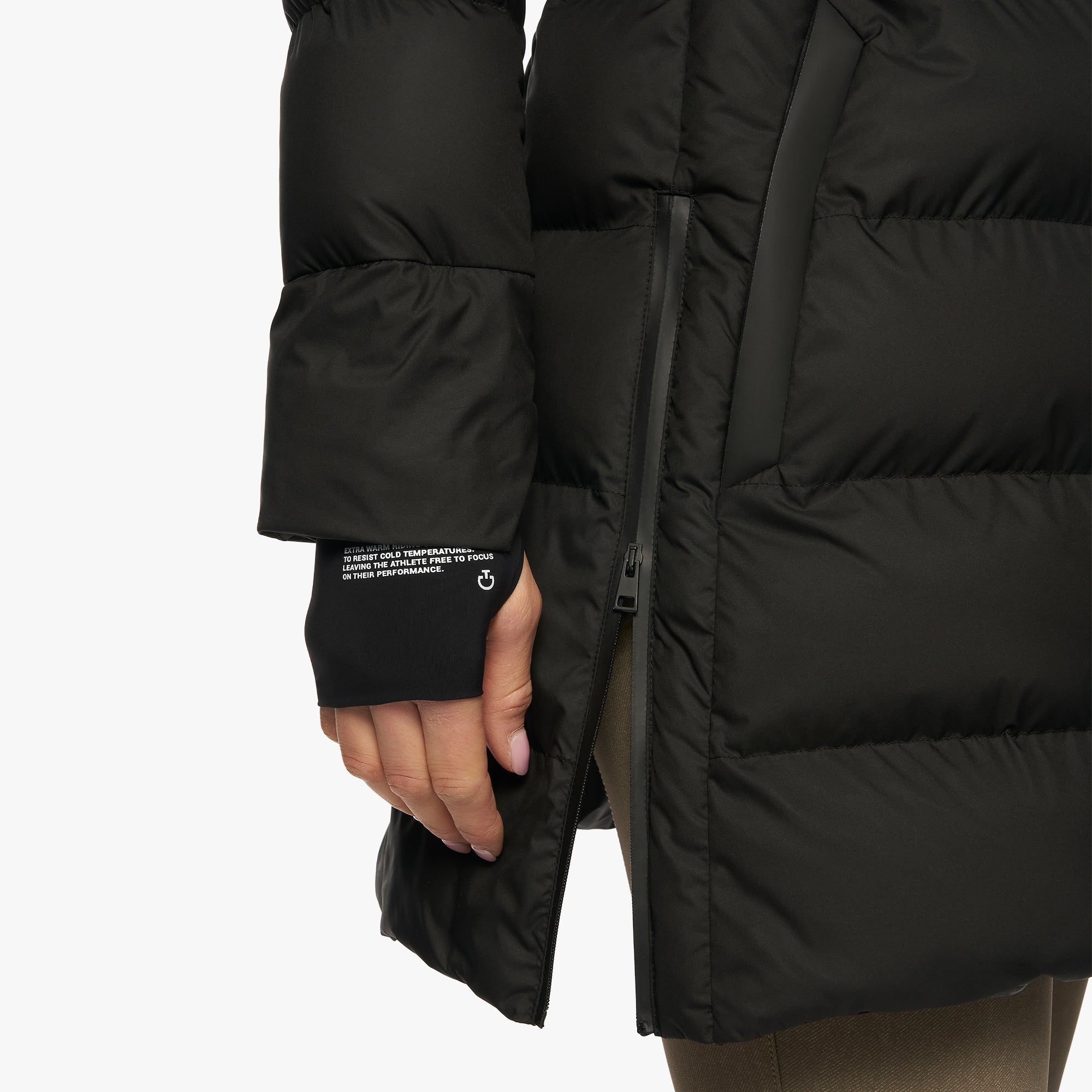 Cavalleria Toscana Belted Quilted Hooded Coat - last one Large