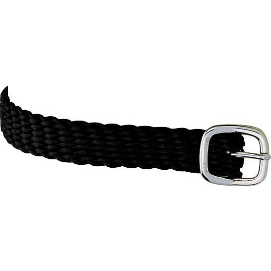 Sprenger 49189 Perlon Plaited Black Spur Straps