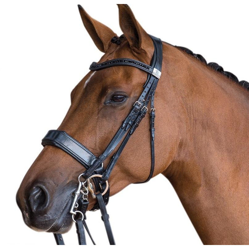 Fairfax Double Bridle - Black